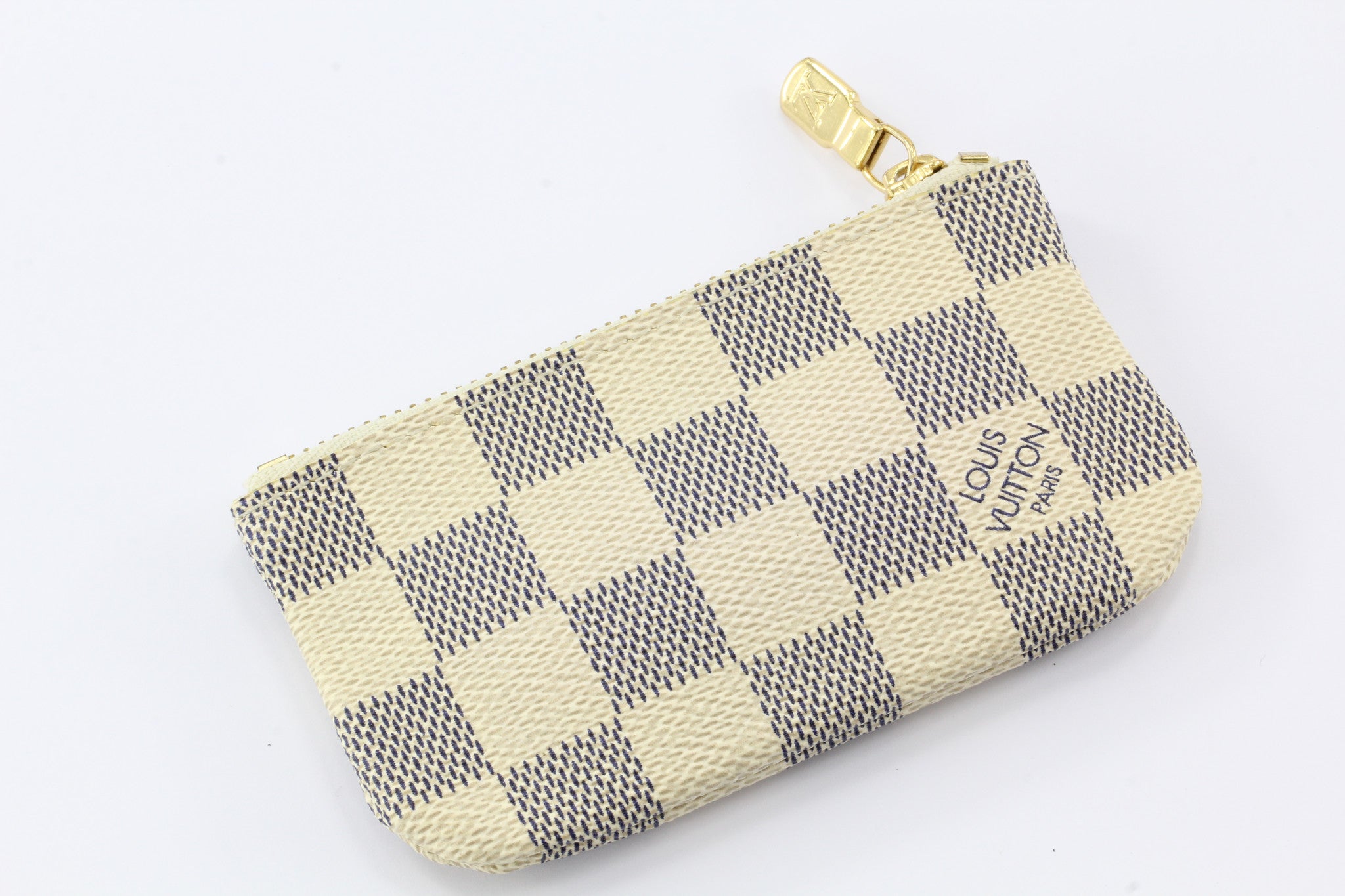 Louis Vuitton Damier Azur Key Pouch in Box - Queen May