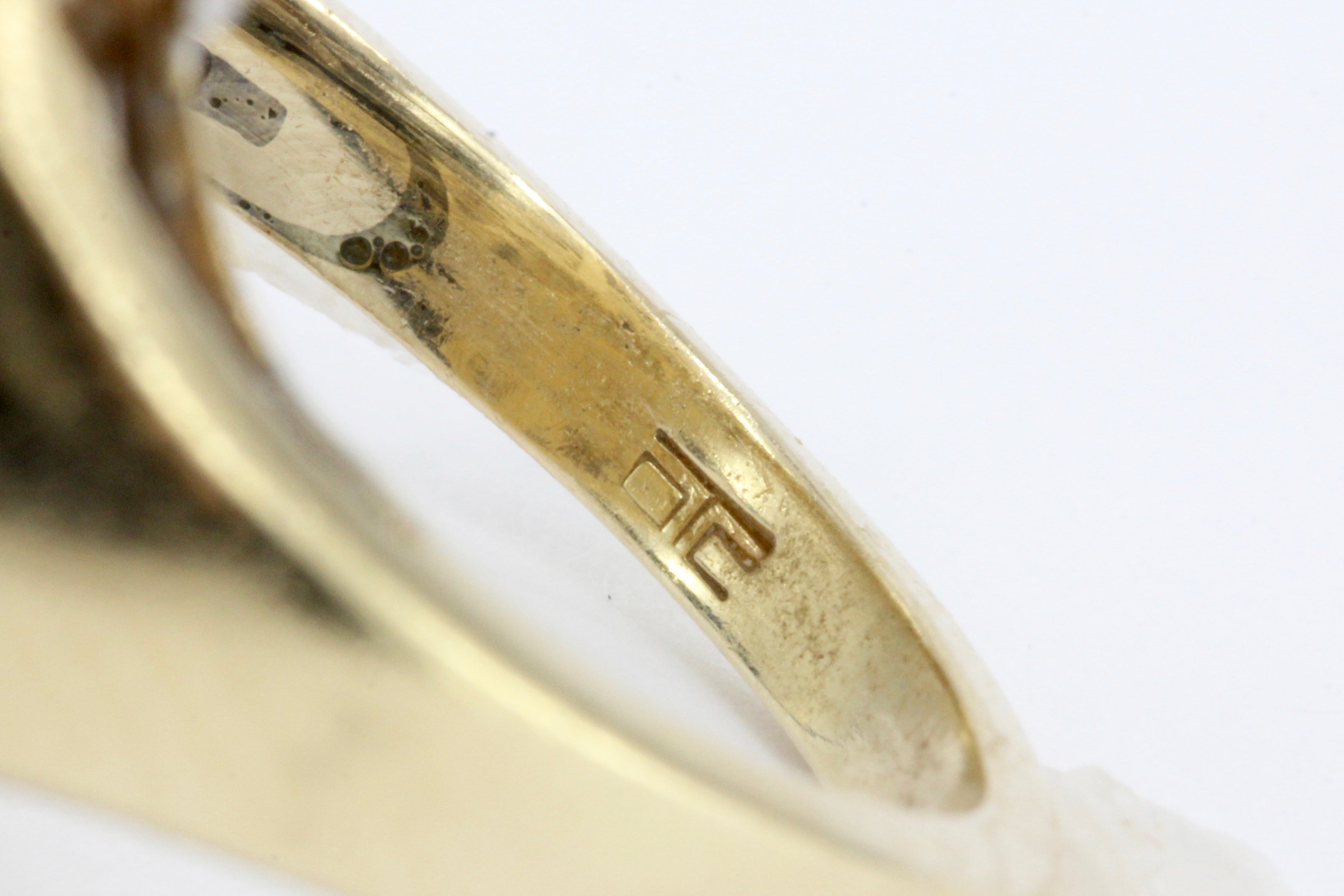Retro 14K Yellow Gold Diamond Waterfall Cluster Ring 5.5 CTW - Queen May