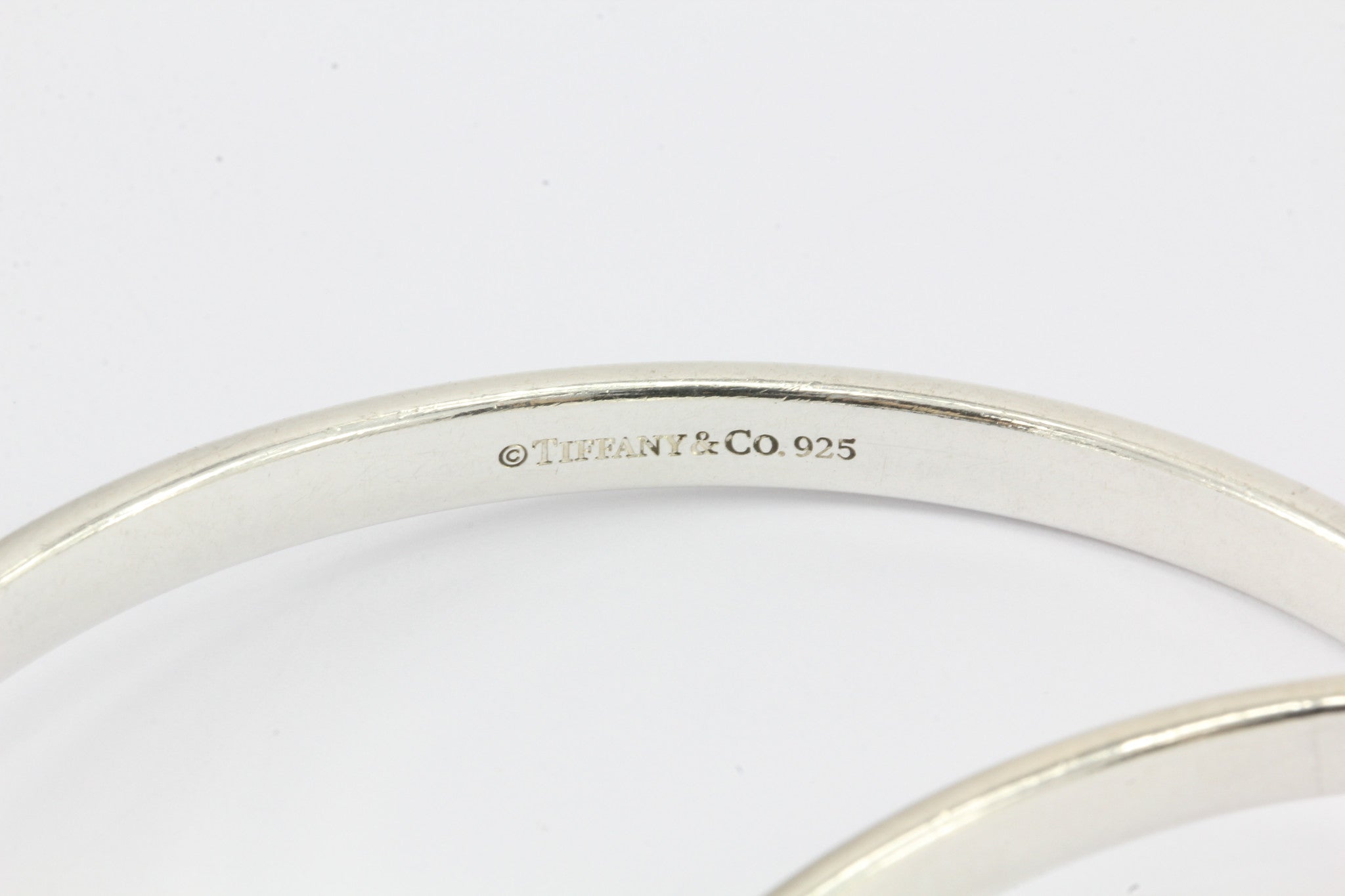 Tiffany & Co Sterling Silver 1837 Interlocking Circles Bangle Bracelet - Queen May