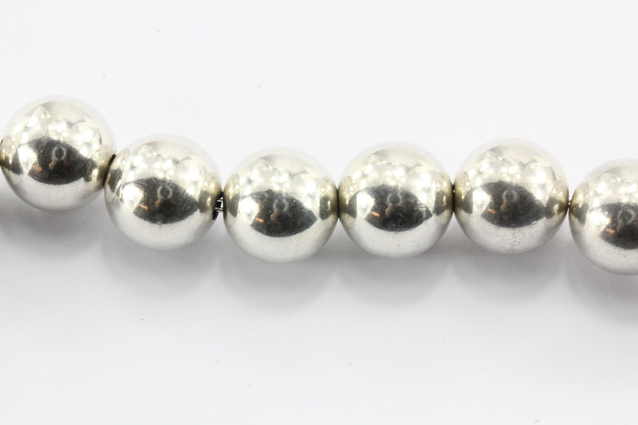 Tiffany & Co Sterling Silver Ball Bead Bracelet - Queen May