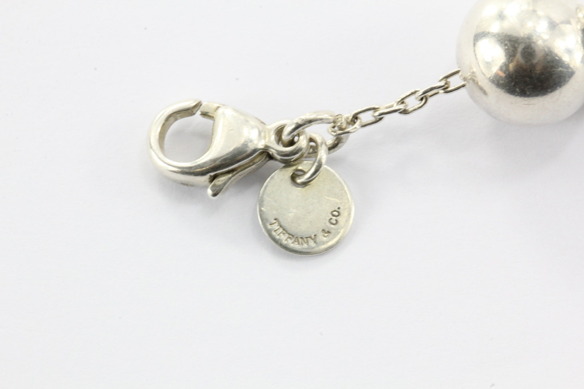 Tiffany & Co Sterling Silver Ball Bead Bracelet - Queen May