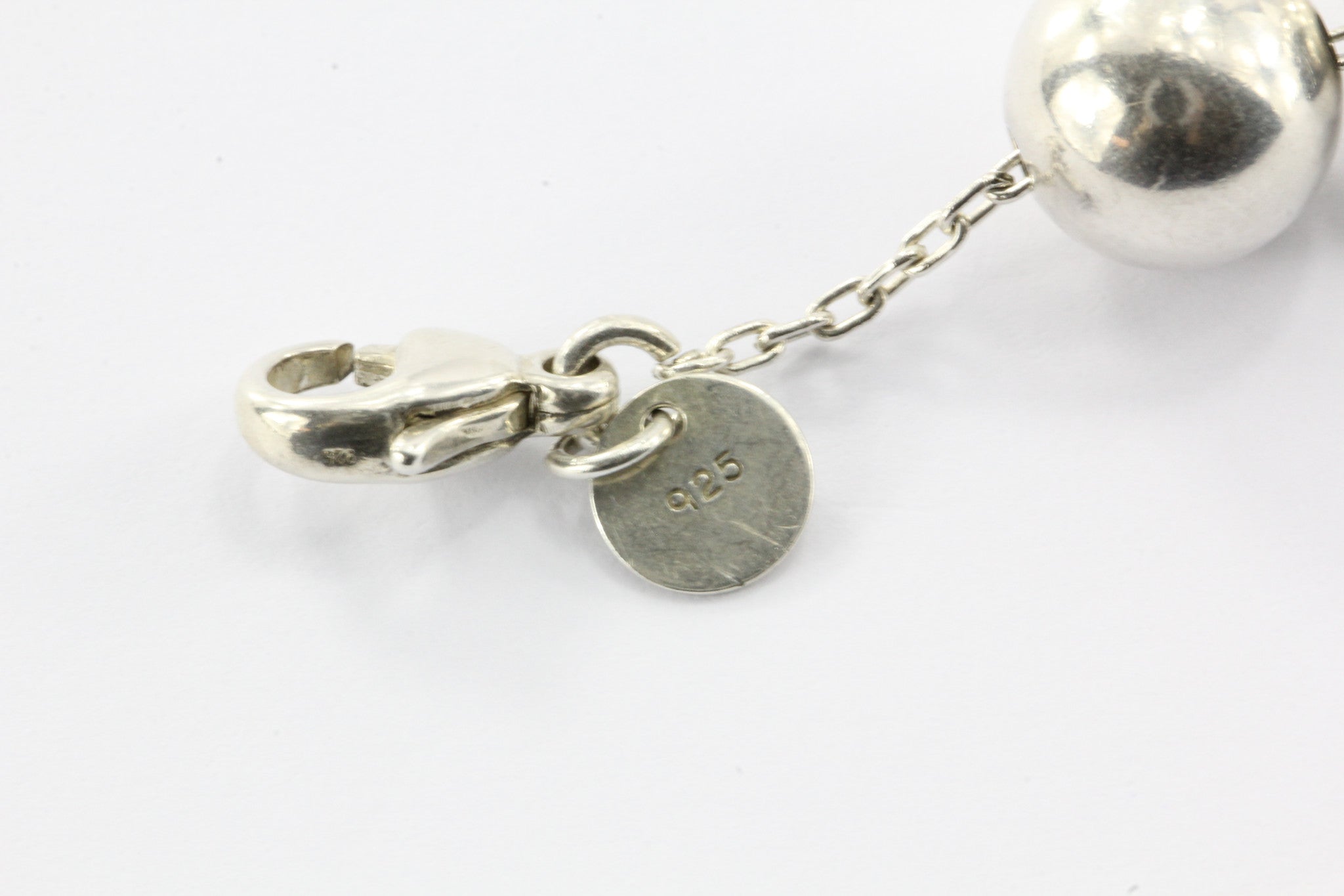 Tiffany & Co Sterling Silver Ball Bead Bracelet - Queen May