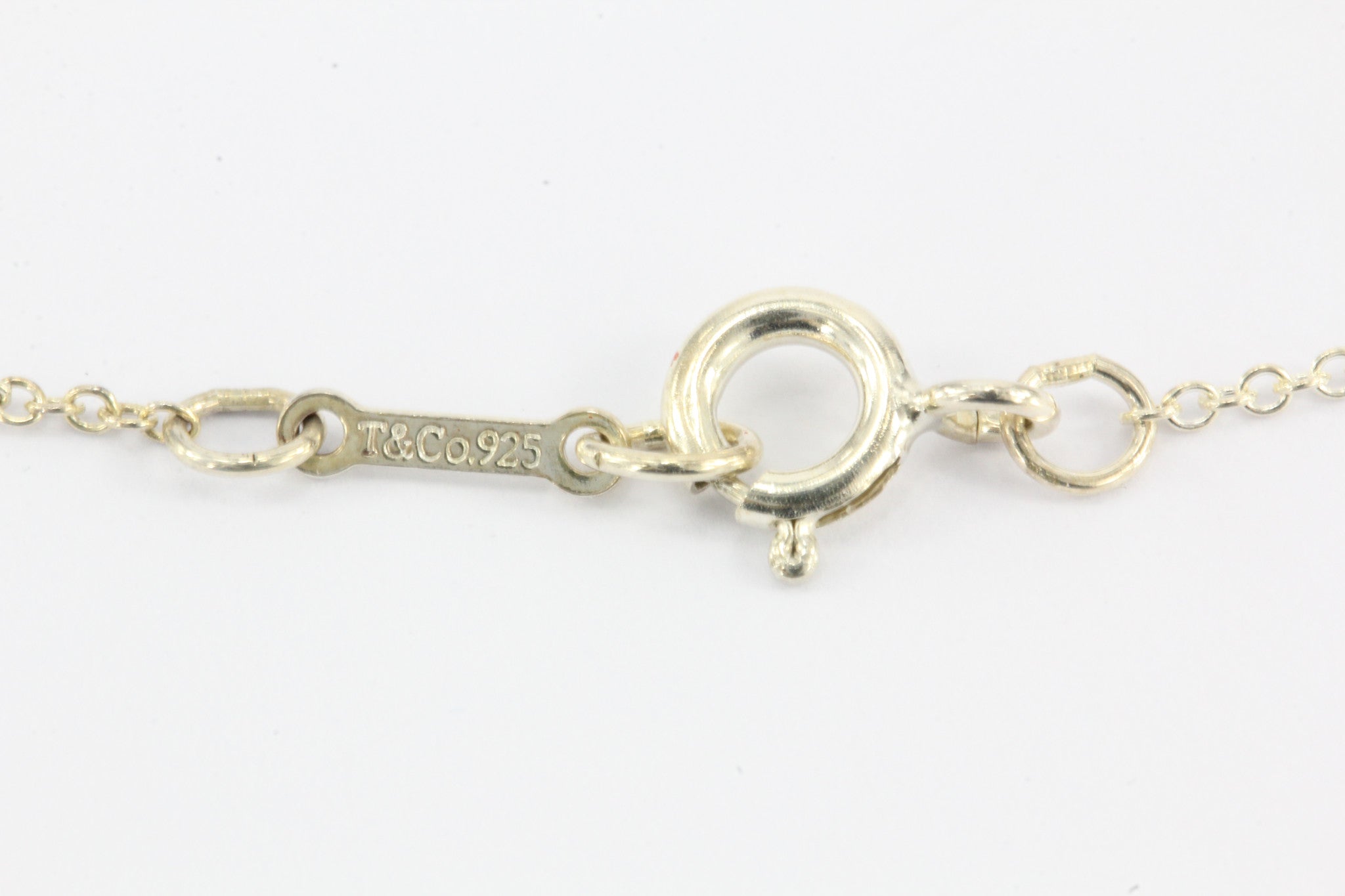 Tiffany & Co Sterling Silver Elsa Peretti Cross Necklace - Queen May