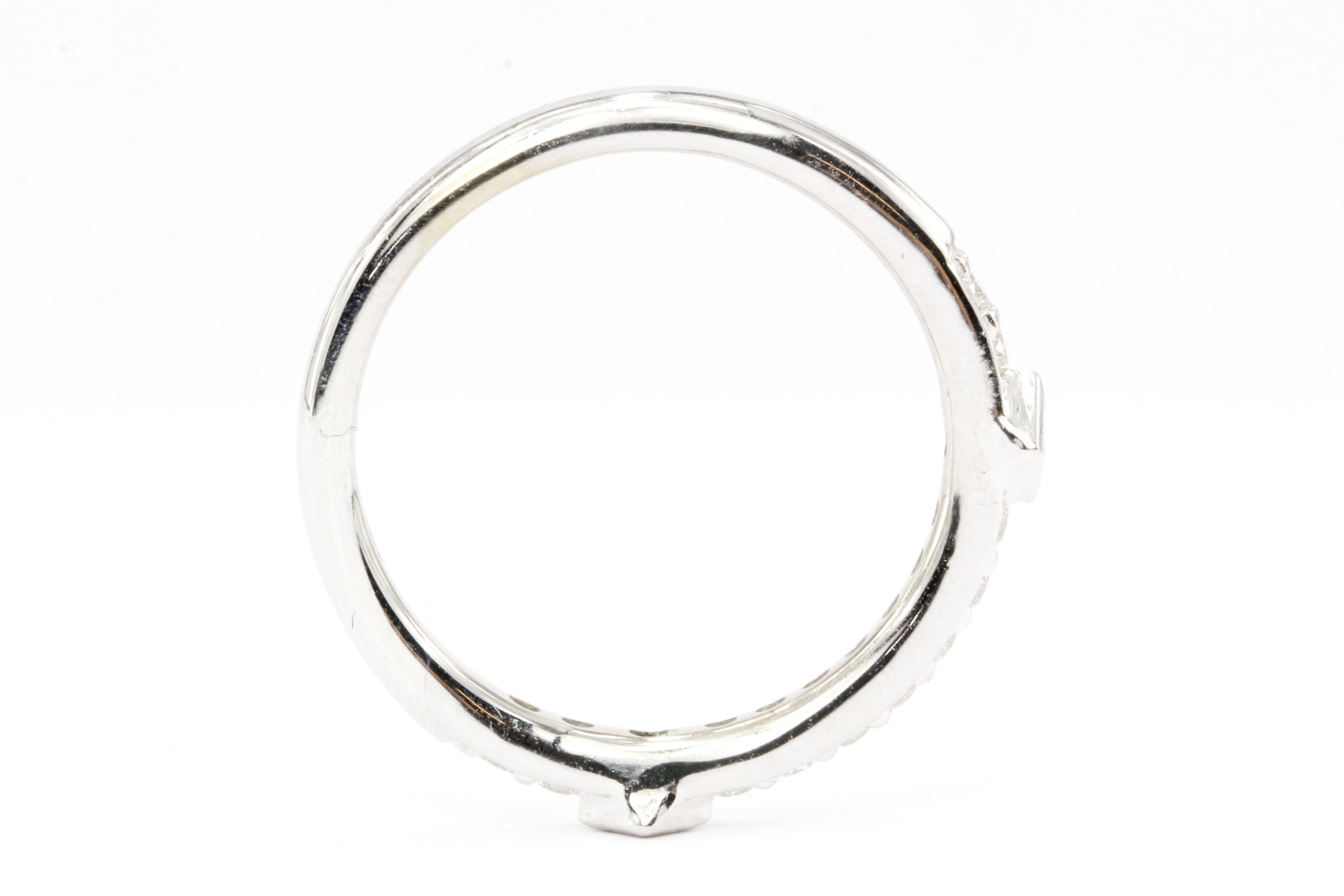 Set of 3 Stackable 14K White Gold Honora  .75 CTW Ruby & Diamond Bands - Queen May