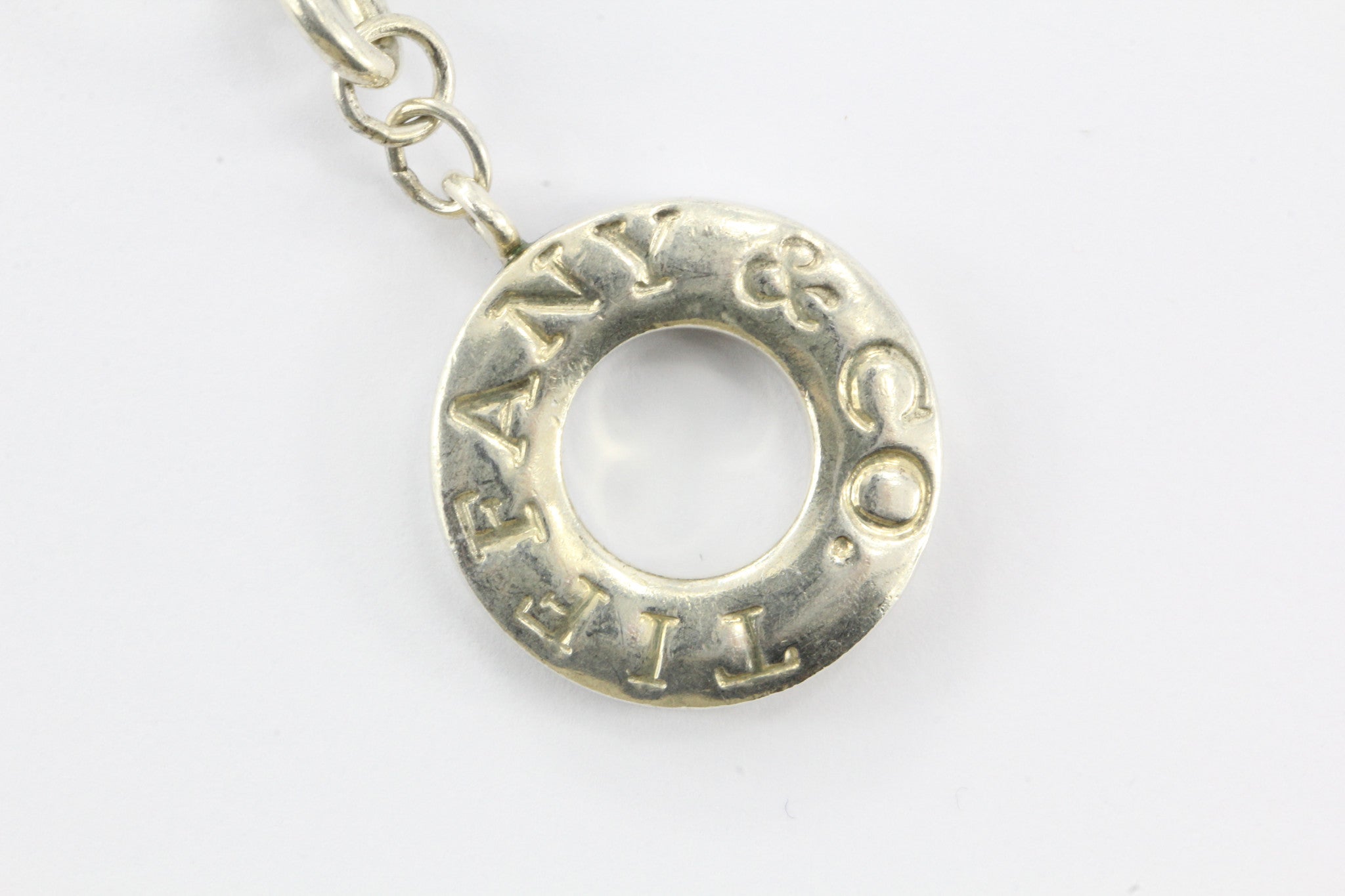 Tiffany & Co Sterling Silver Toggle Clasp Necklace 16.5" - Queen May