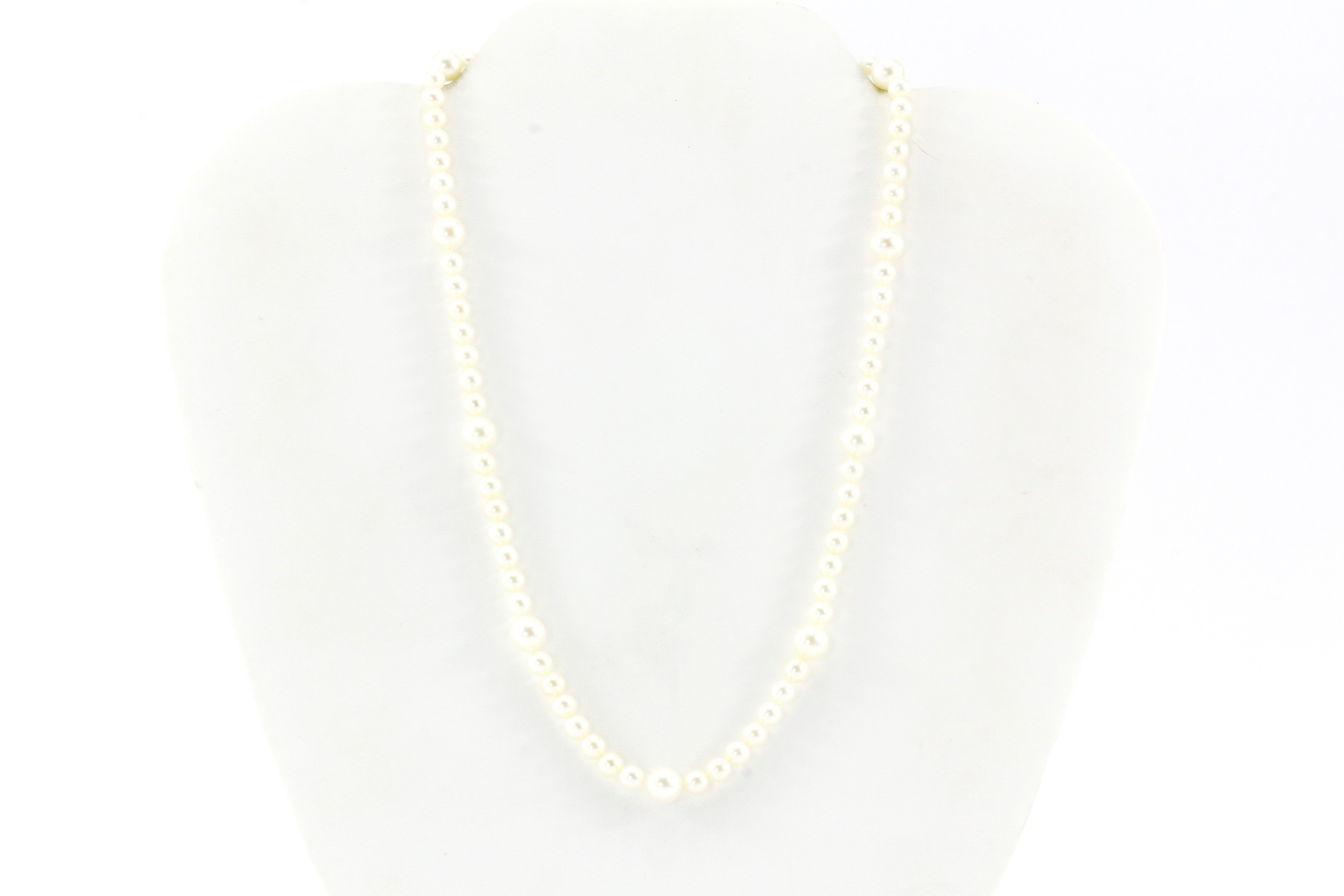 Tiffany & Co. Cultured Pearl and Sterling Silver Necklace - Queen May