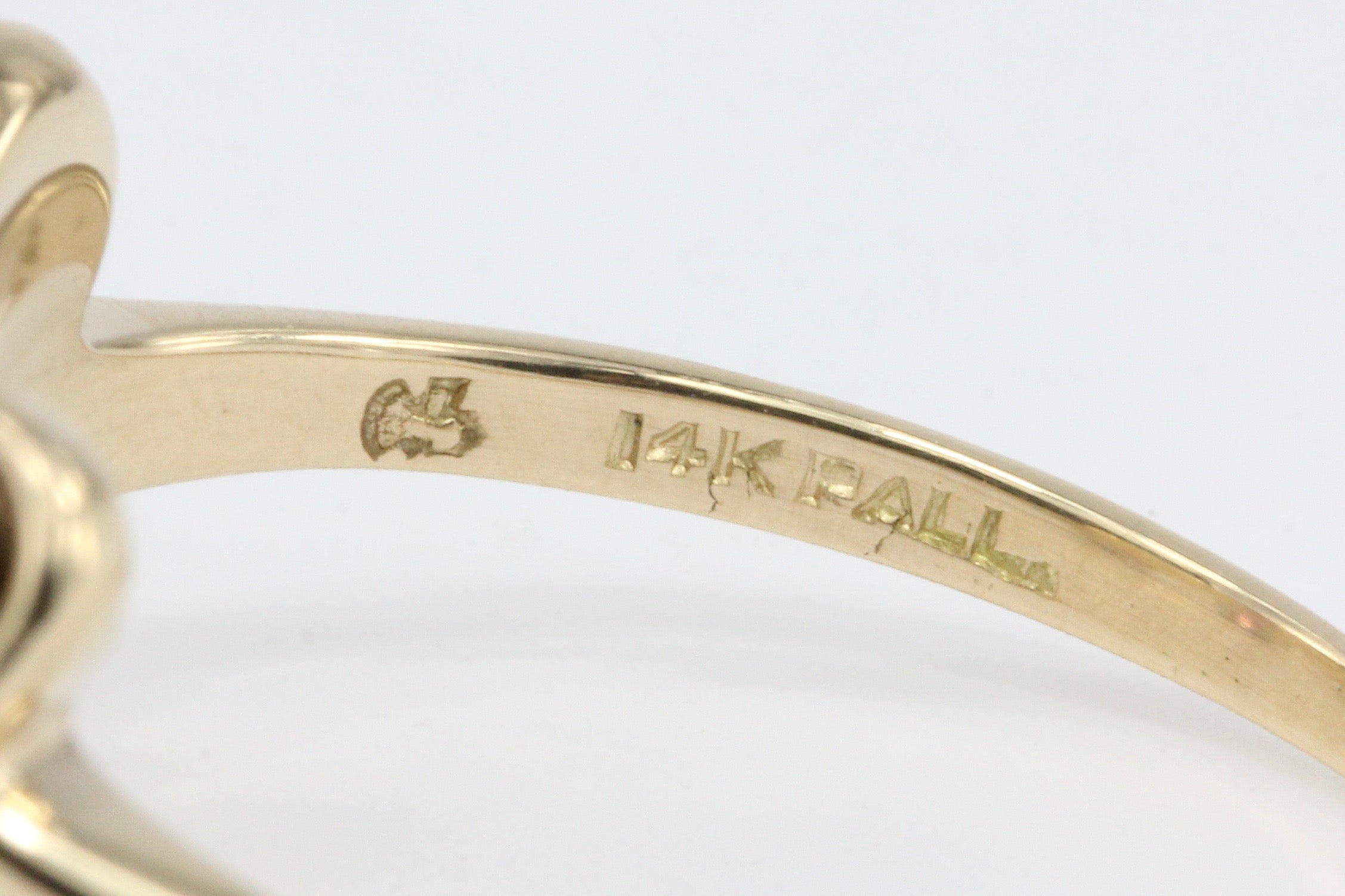 Vintage 14K Gold & Palladium Tiffany & Co Ruby Ring Size 8 c.1945 - Queen May