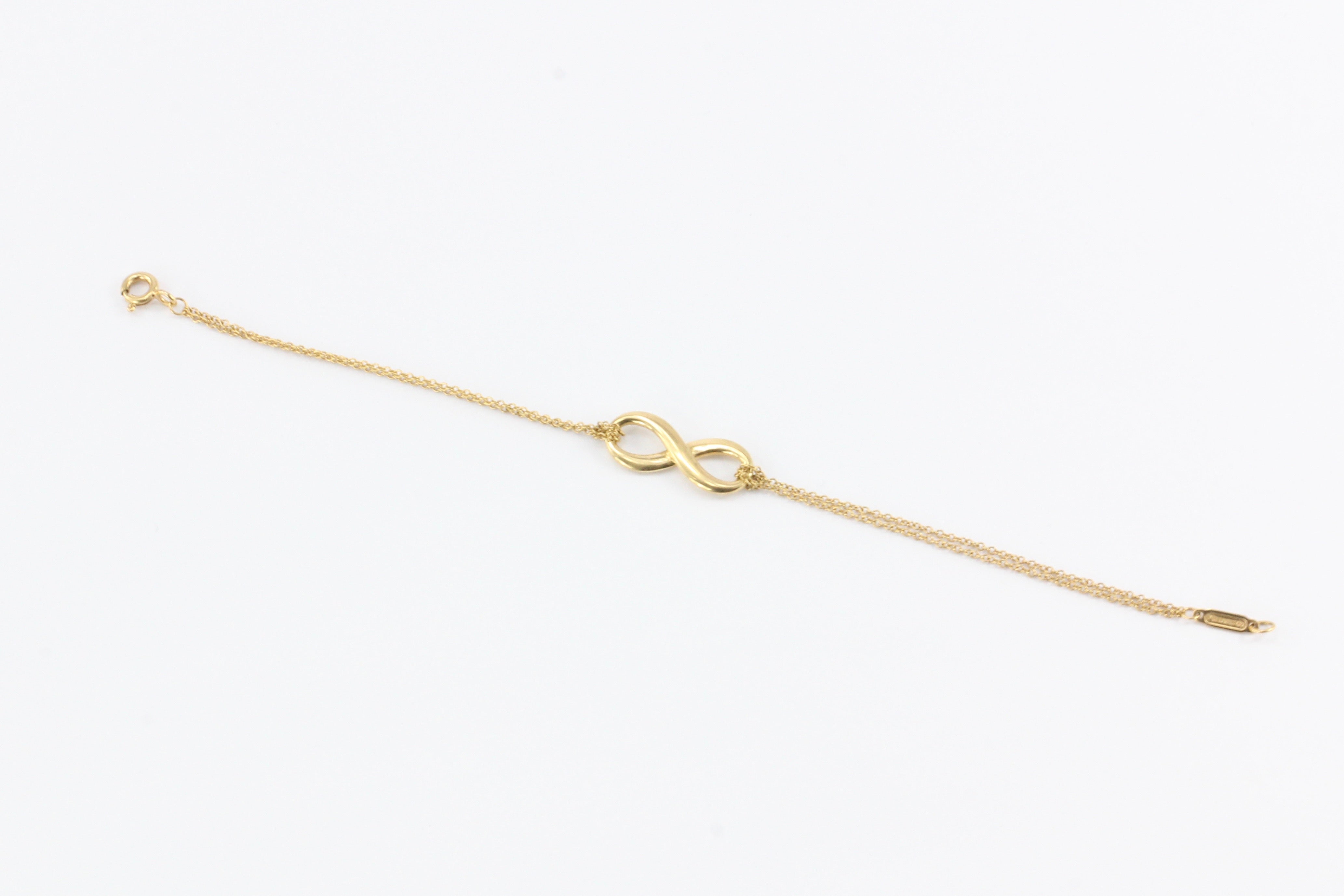 Tiffany & Co 18K Rose Gold Infinity Bracelet 6" - Queen May
