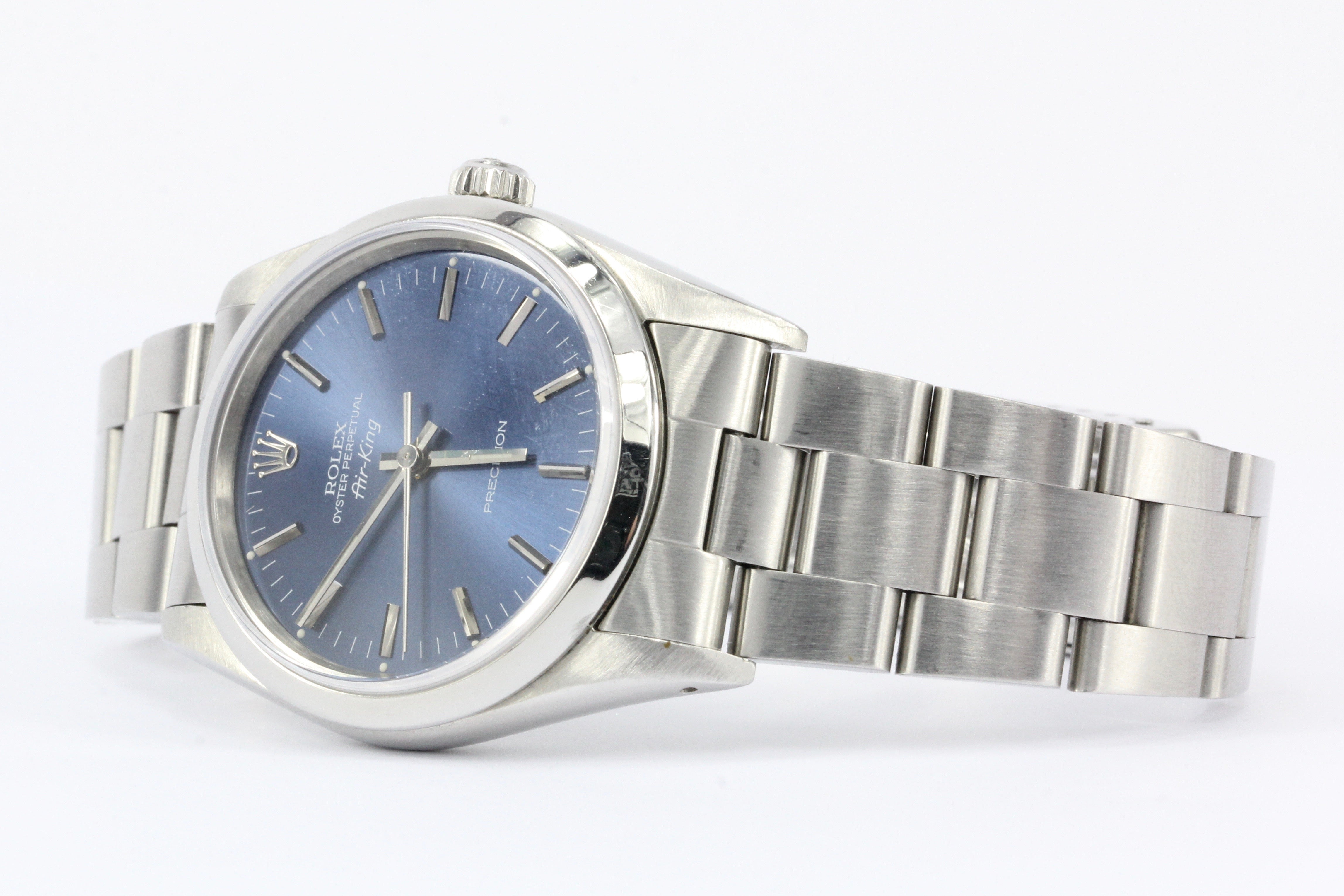 Rolex Air King 34mm Slate Dial Model 14000 - Queen May