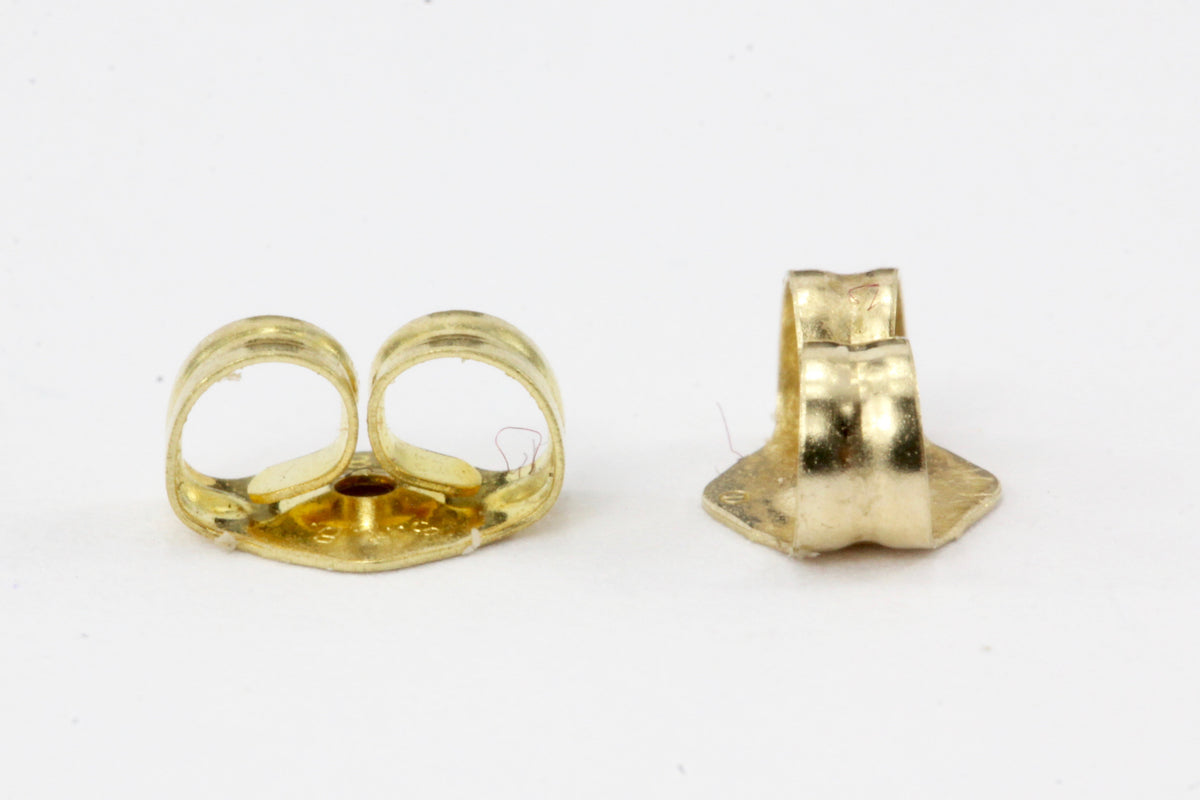 18K Yellow Gold Natural Sapphire Drop Earrings - Queen May