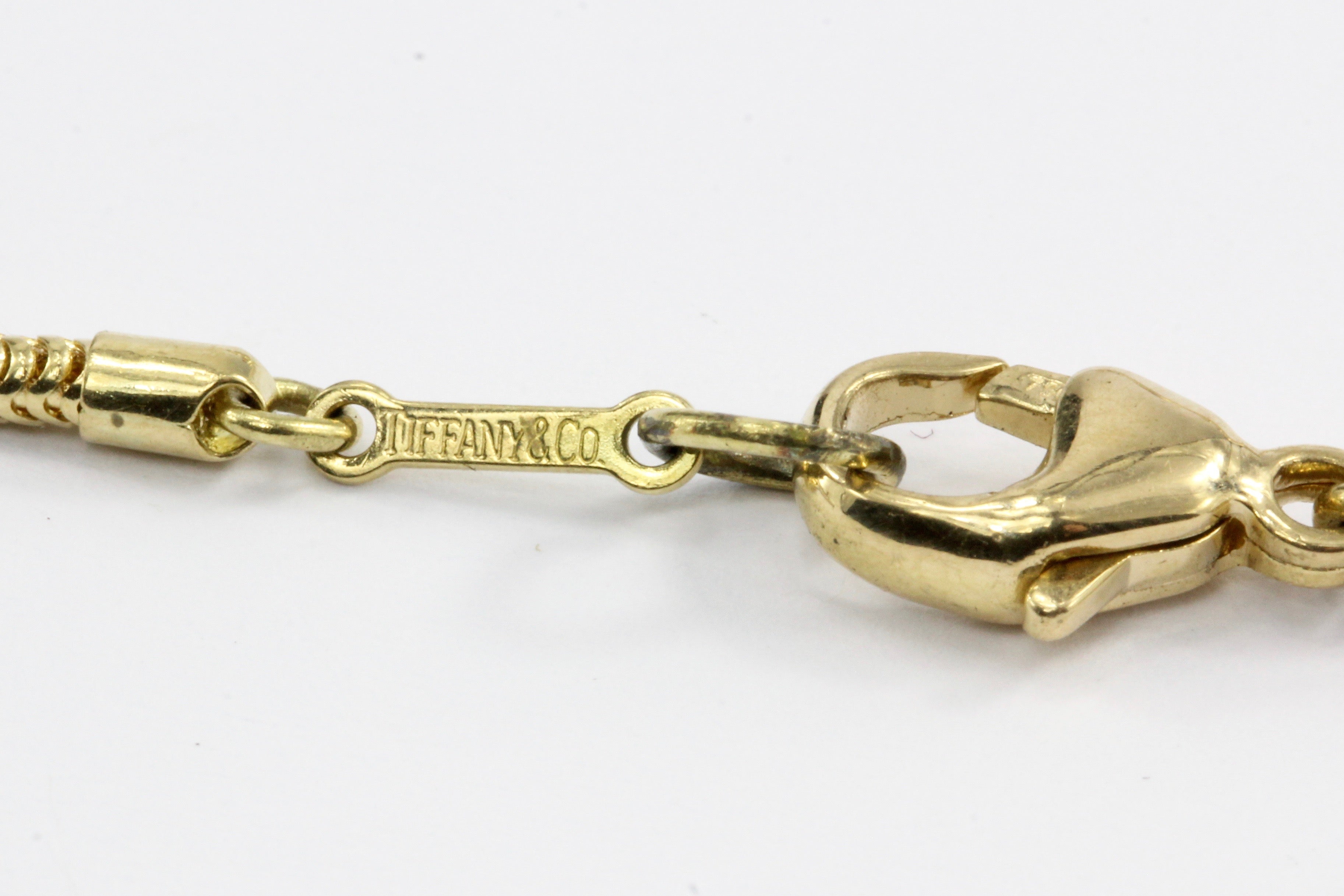 Tiffany & Co Paloma Picasso 18K Yellow Gold Gemstone Cross Necklace - Queen May