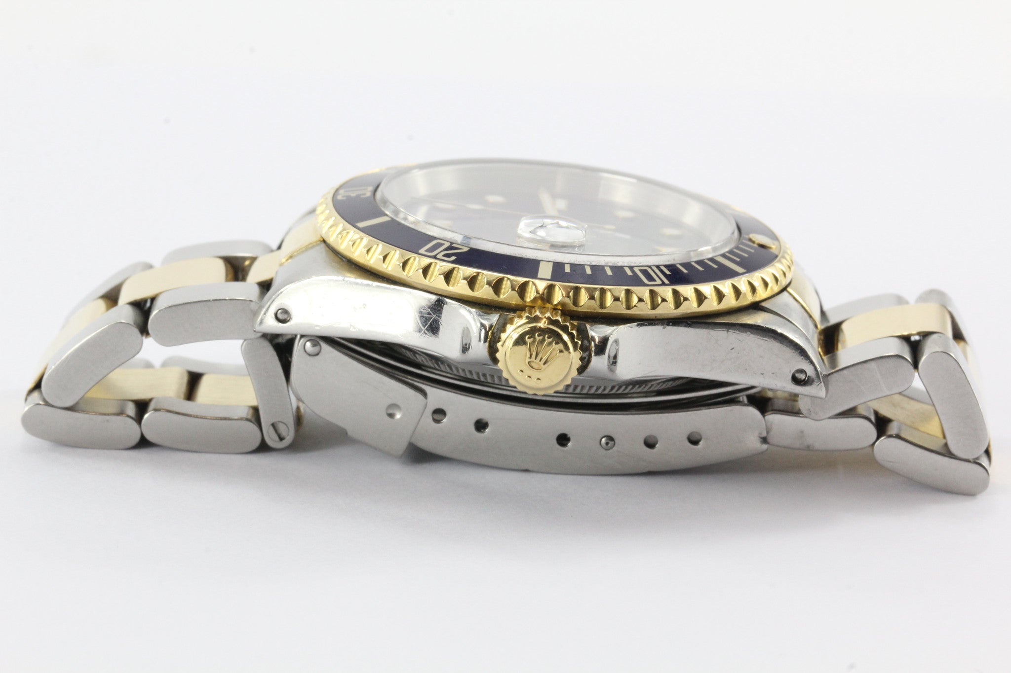 Rolex Submariner Model 16613 Oyster Stainless & 18K Gold Watch - Queen May