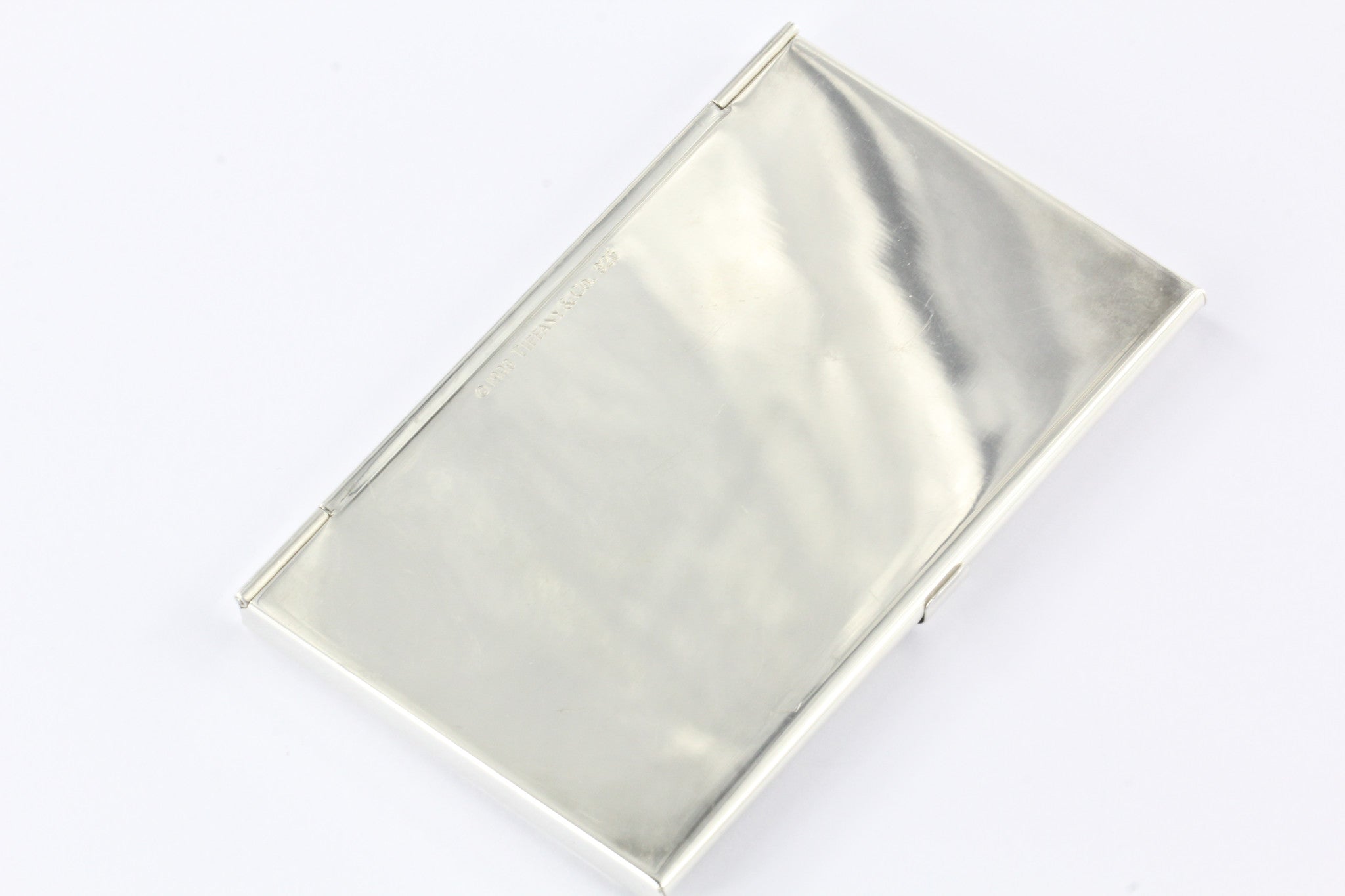 Tiffany & Co Sterling Silver 1837 Business Card Holder Card Case NO MONOGRAM - Queen May