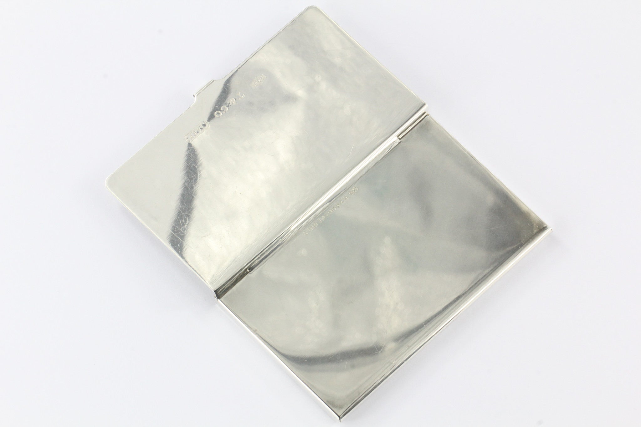 Tiffany & Co Sterling Silver 1837 Business Card Holder Card Case NO MONOGRAM - Queen May