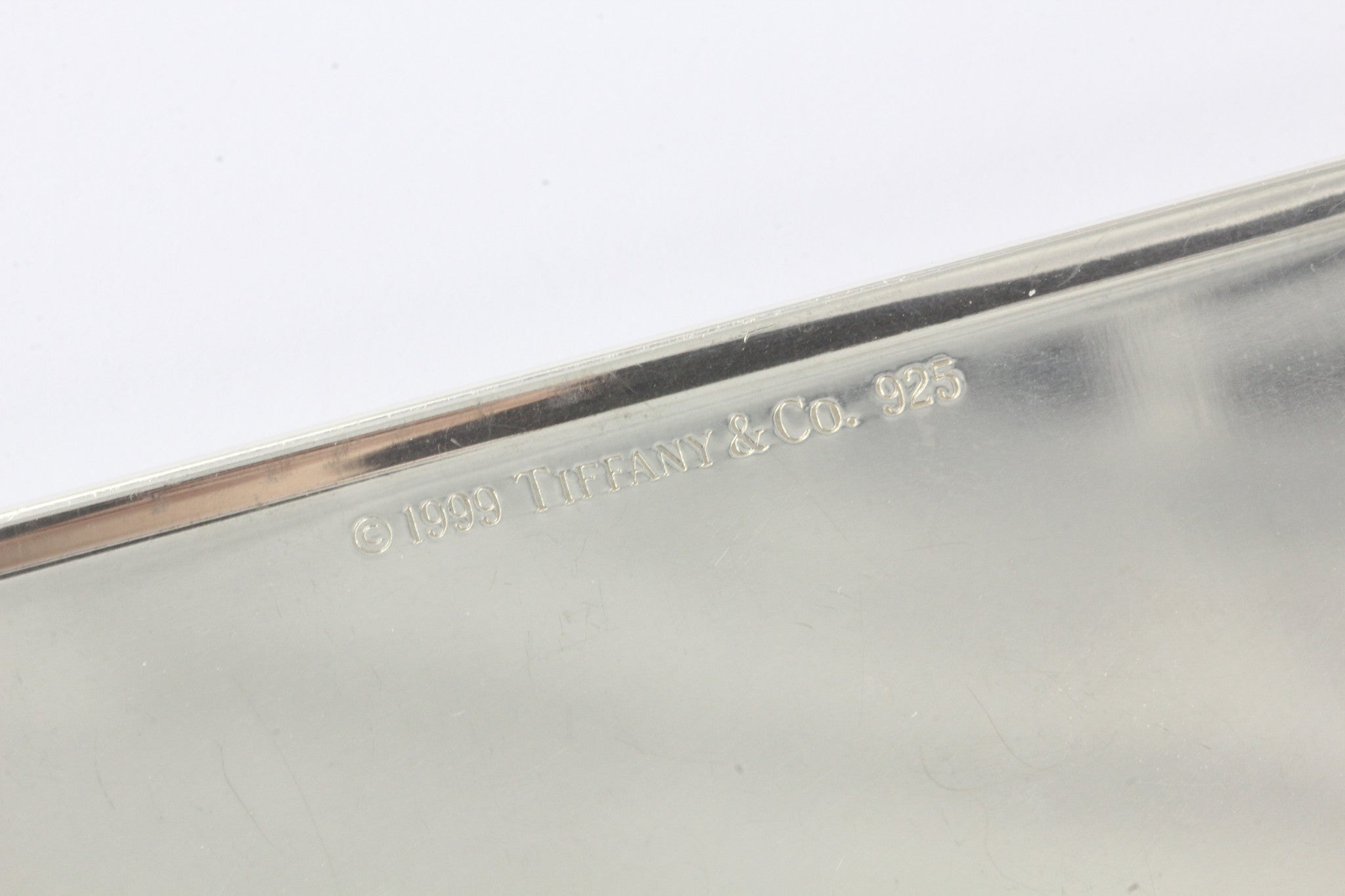 Tiffany & Co Sterling Silver 1837 Business Card Holder Card Case NO MONOGRAM - Queen May
