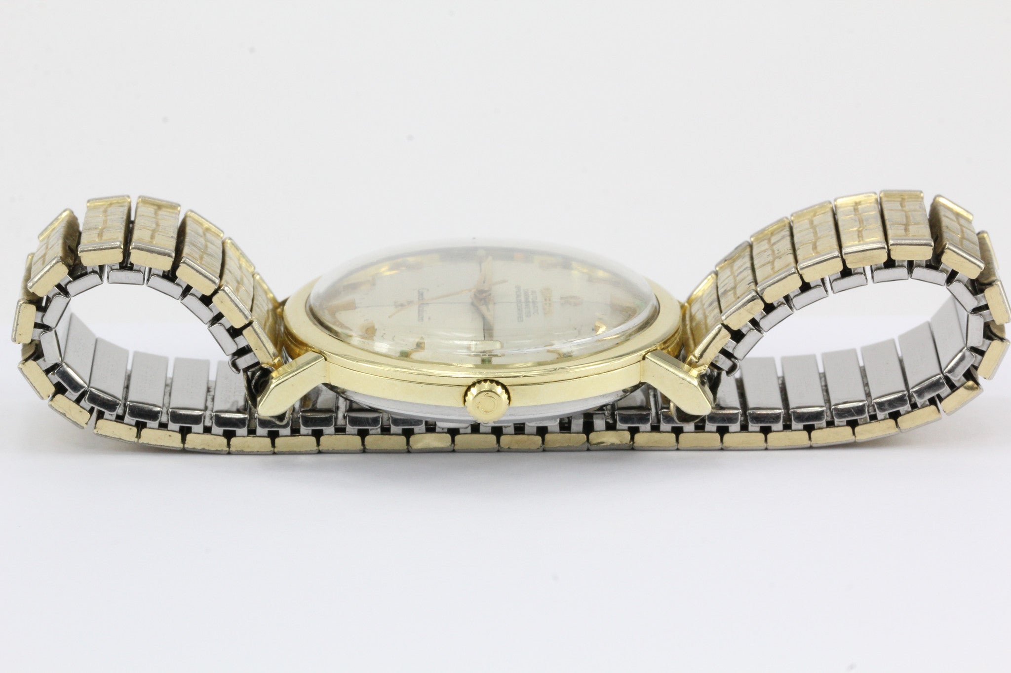 Omega Constellation Automatic Gold Tone 1963 Calendar Watch - Queen May