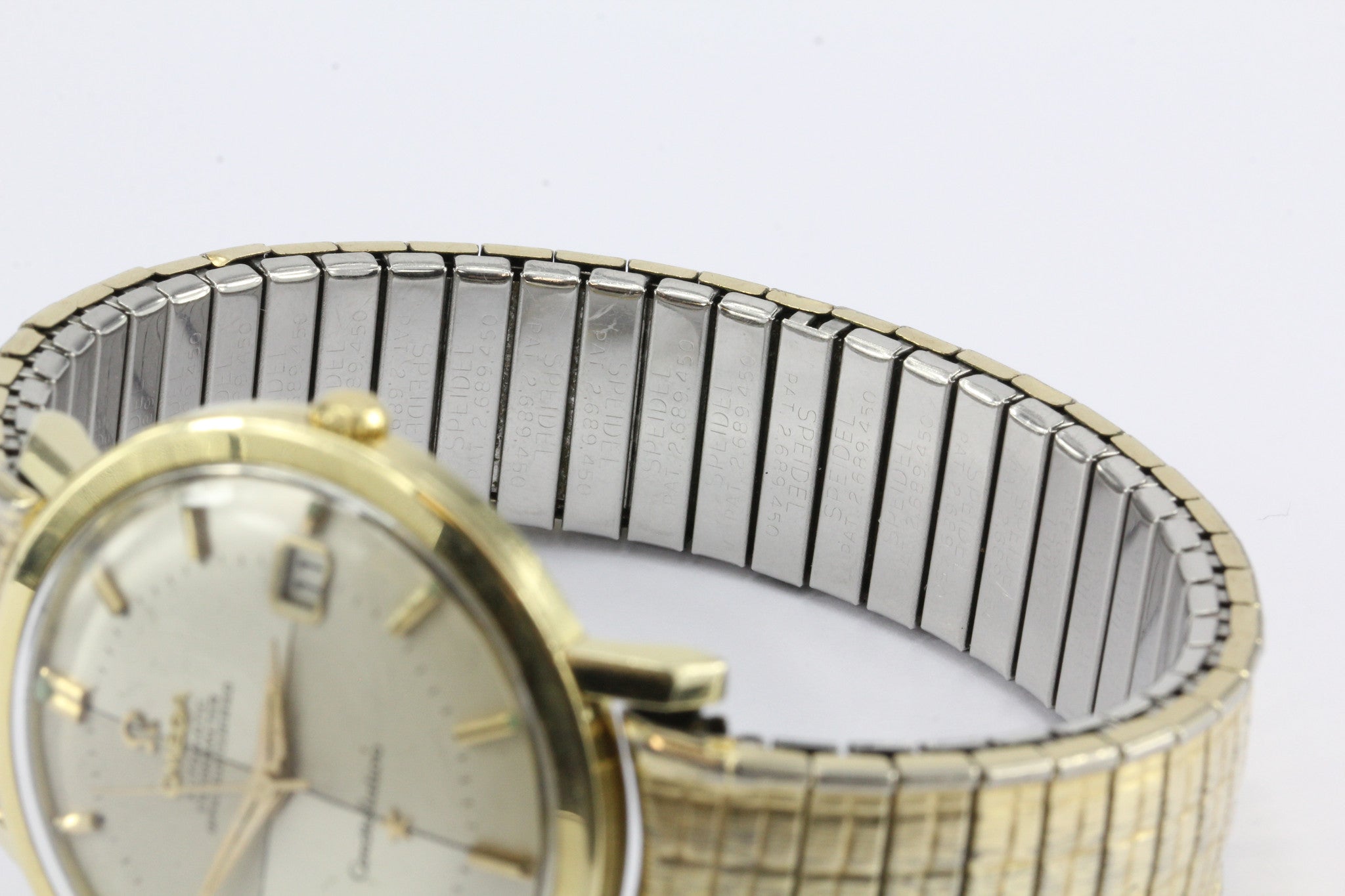 Omega Constellation Automatic Gold Tone 1963 Calendar Watch - Queen May