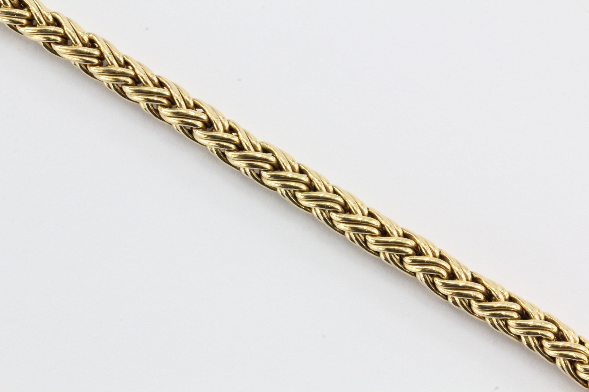 Vintage 14K Gold Tiffany & Co Woven Braided Bracelet - Queen May
