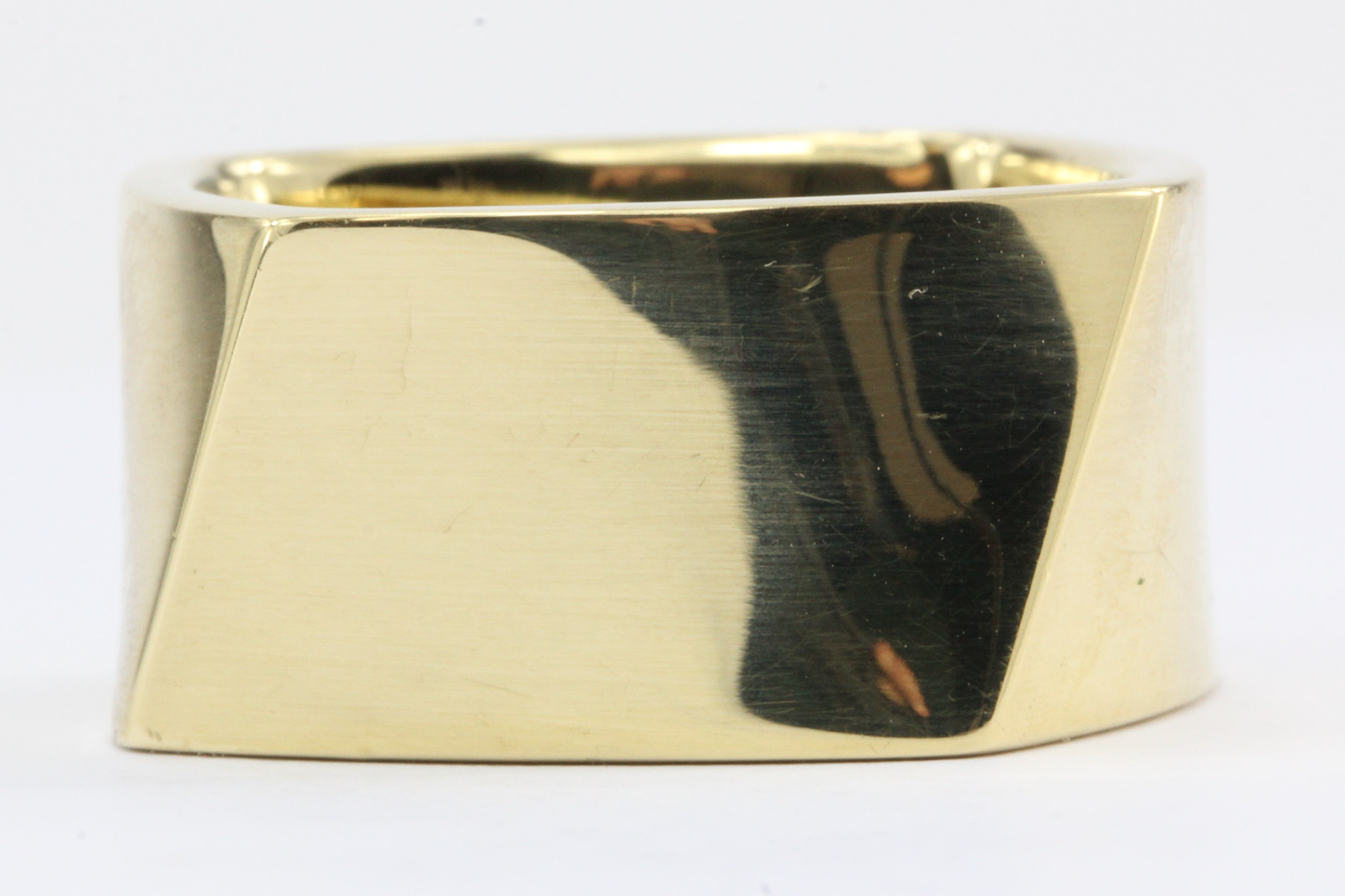Tiffany & Co 18K Gold Frank Gehry Torque Ring Band 12mm Size 10 - Queen May