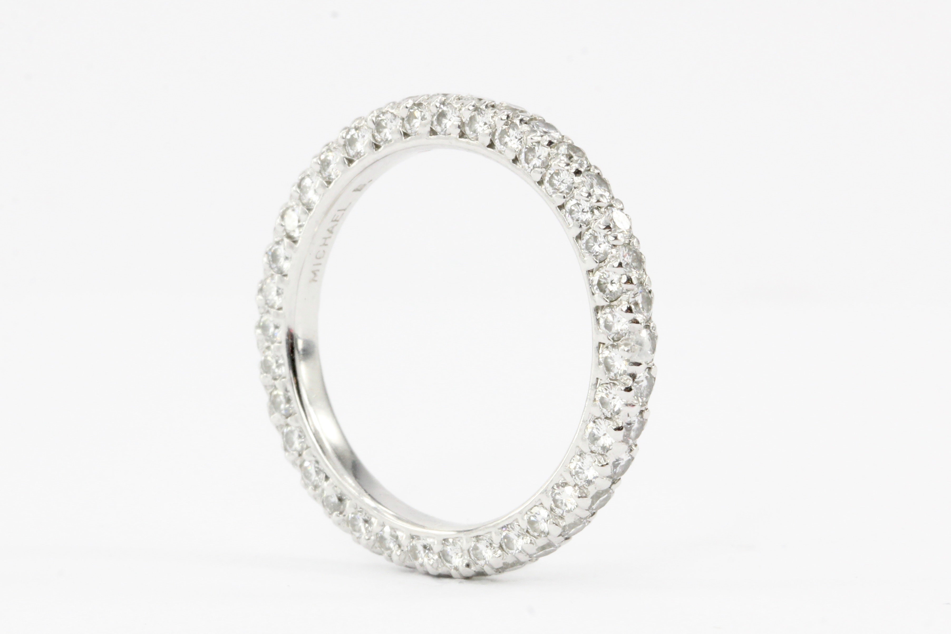 Platinum 1.5CTW Diamond Eternity Band - Queen May