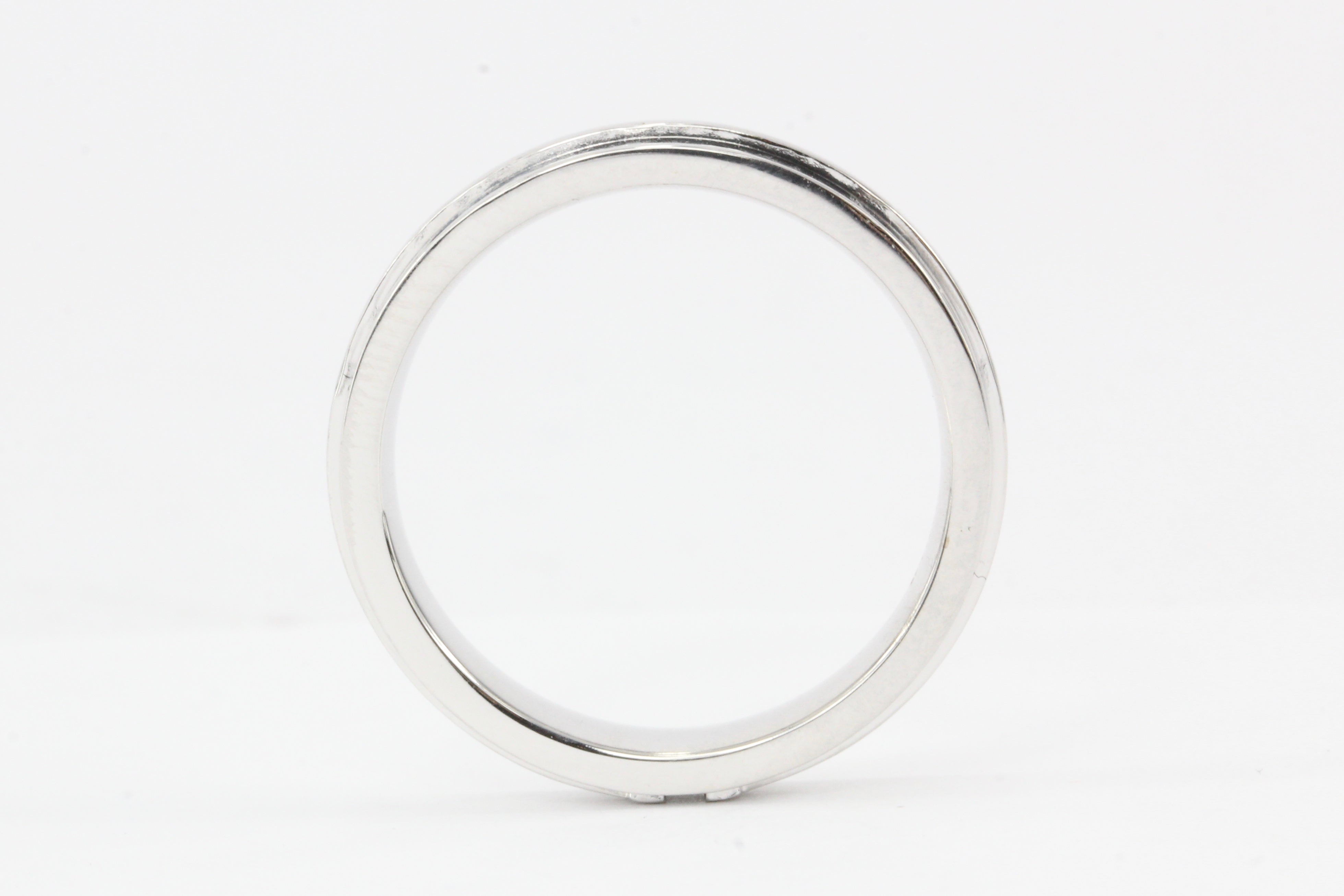 Tiffany & Co. T Two 18K White Gold  Ring - Queen May