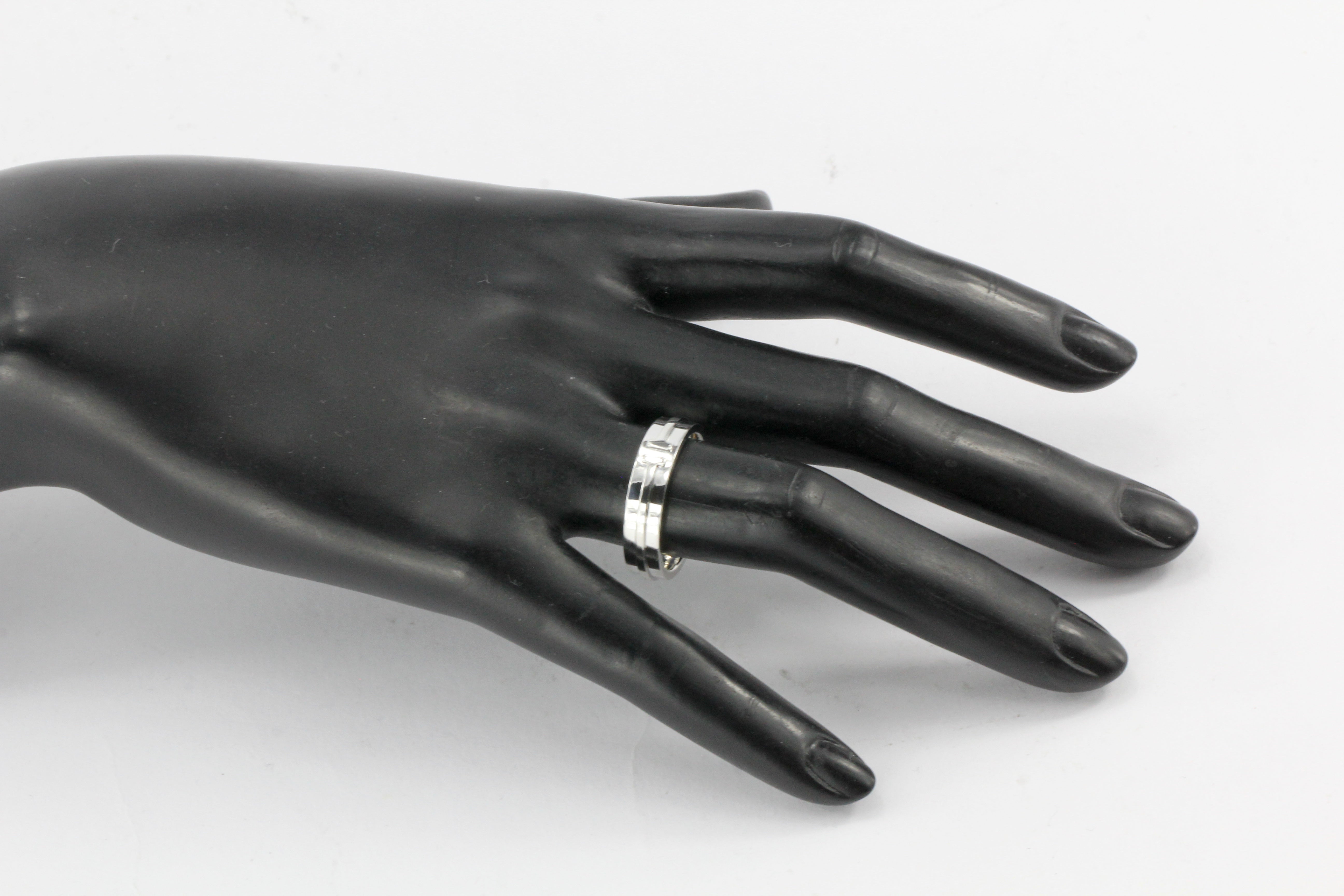 Tiffany & Co. T Two 18K White Gold  Ring - Queen May