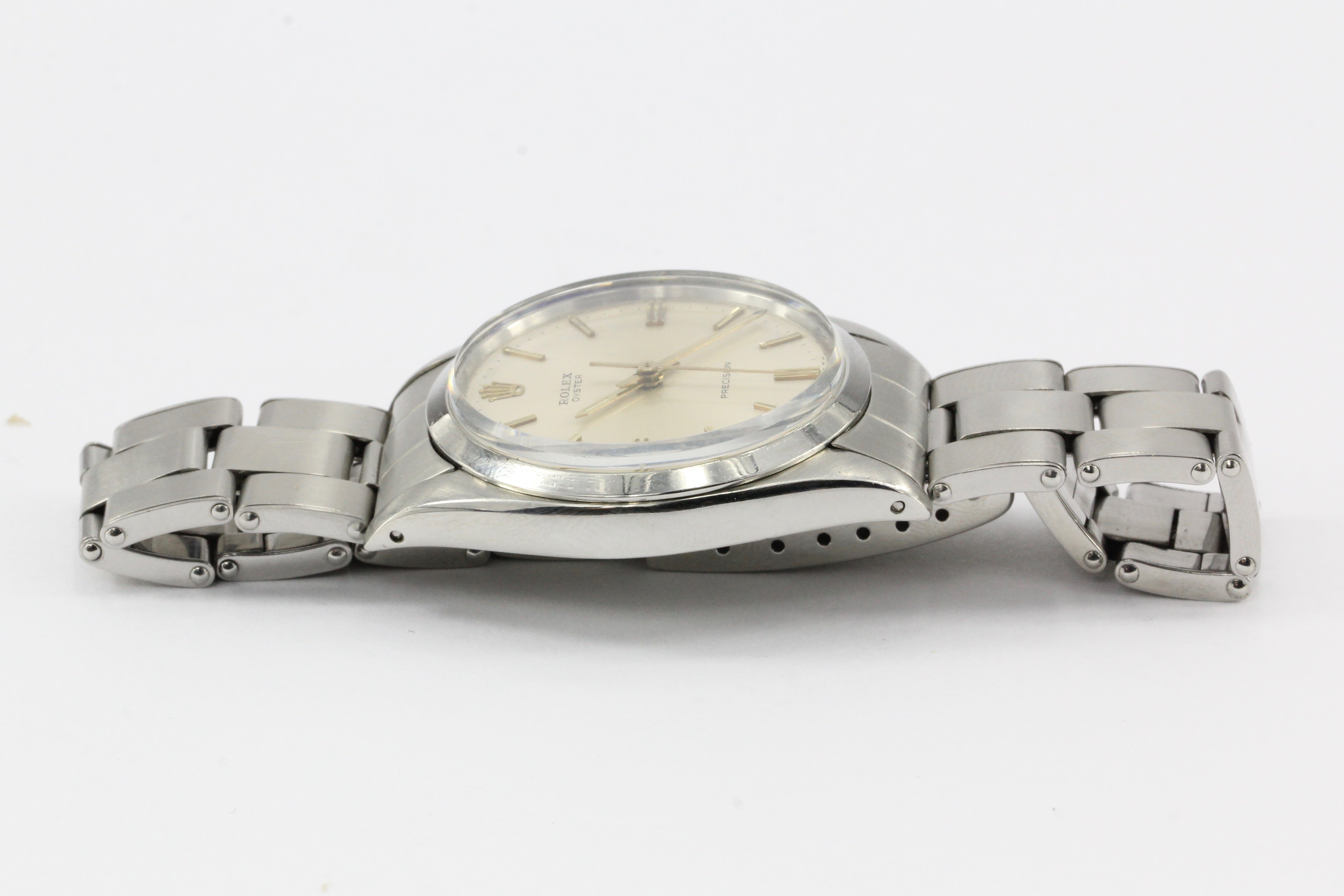 Rolex Oyster Precision 34mm 6426 Movement Stainless Mens Watch c.1964 - Queen May
