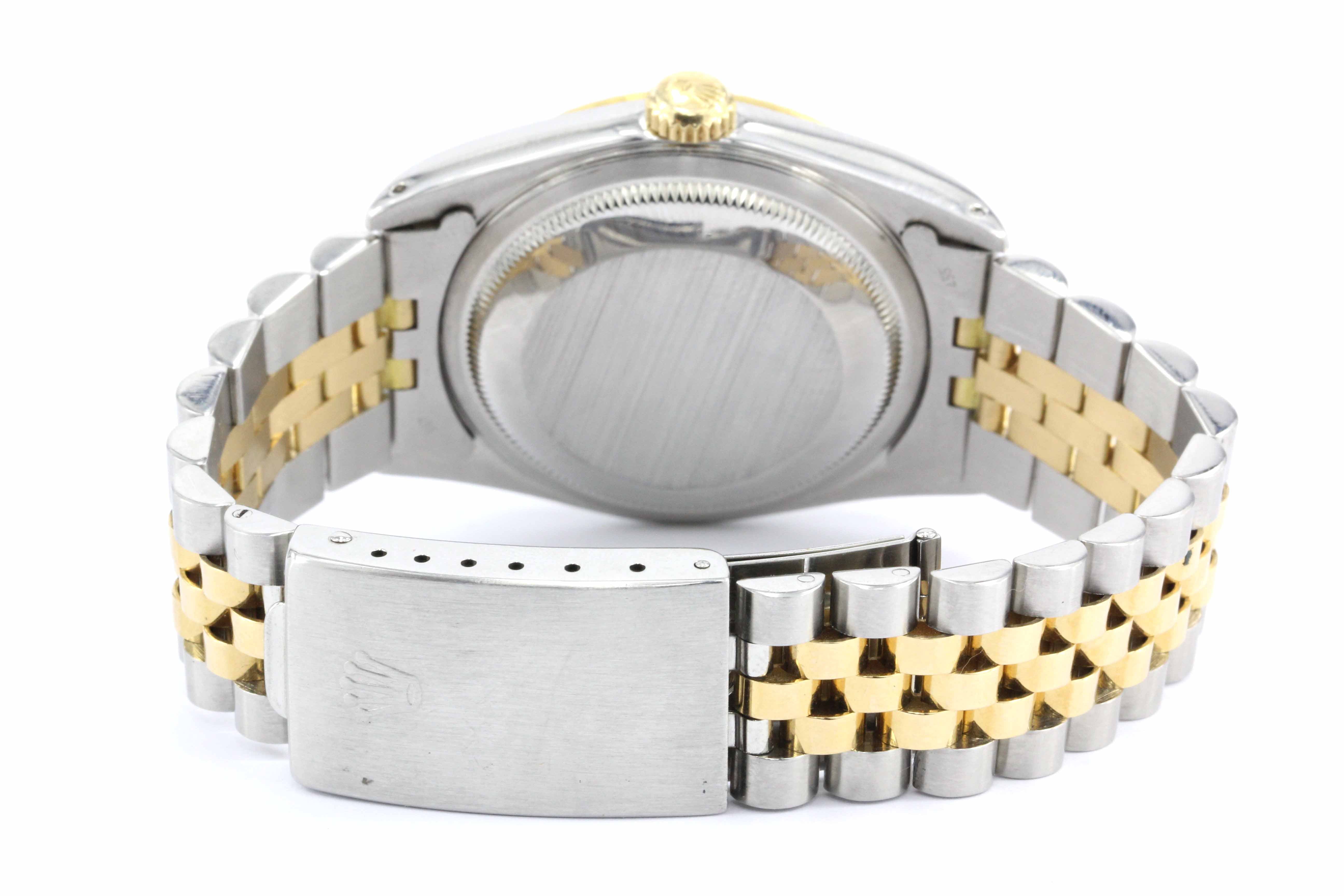 Rolex 18K Yellow Gold and Stainless Steel Oyster Perpetual DateJust 16233 - Queen May
