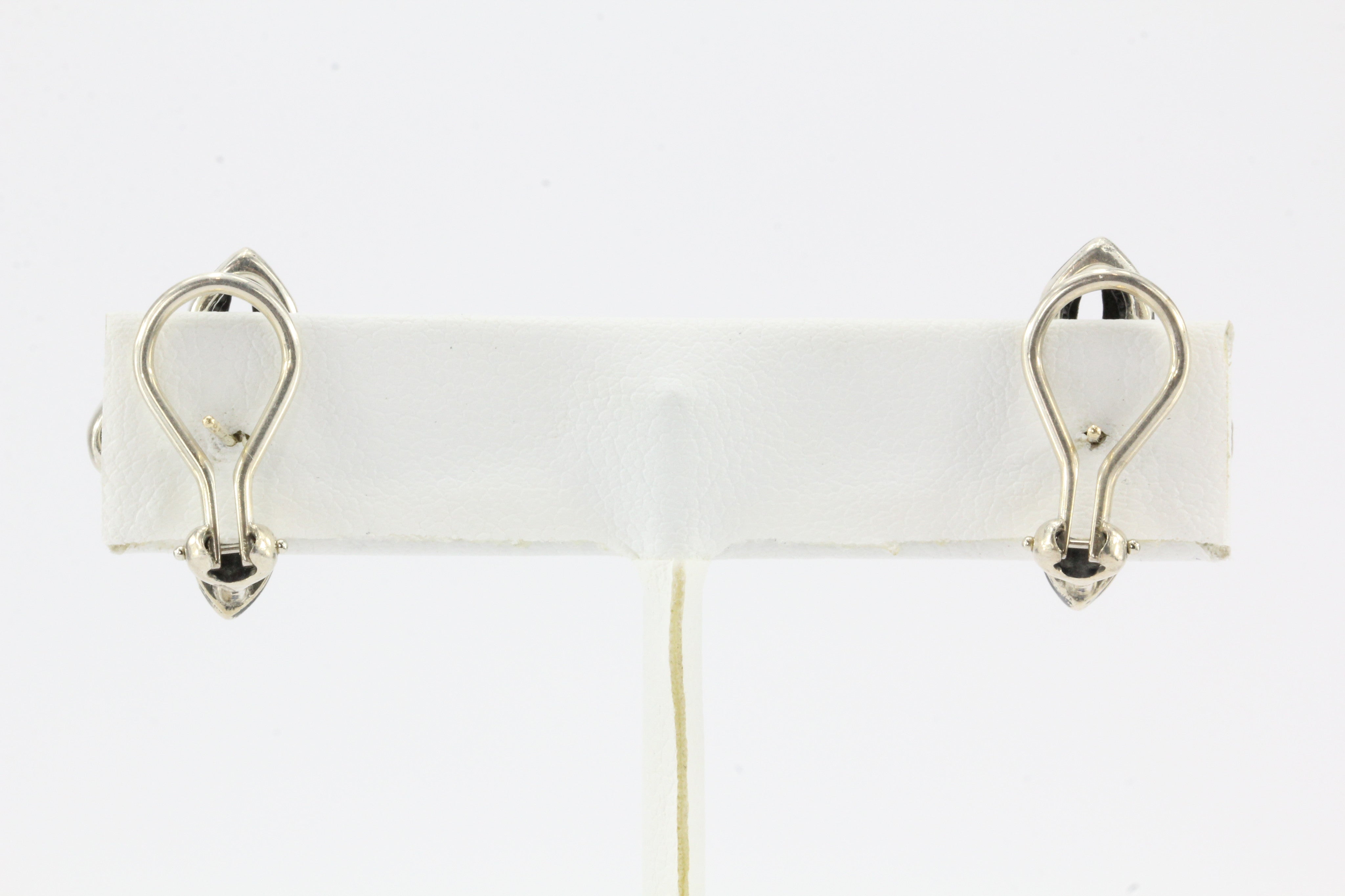 Lagos Two Tone Sterling & 18K Gold Fleur-de-lis Earrings - Queen May