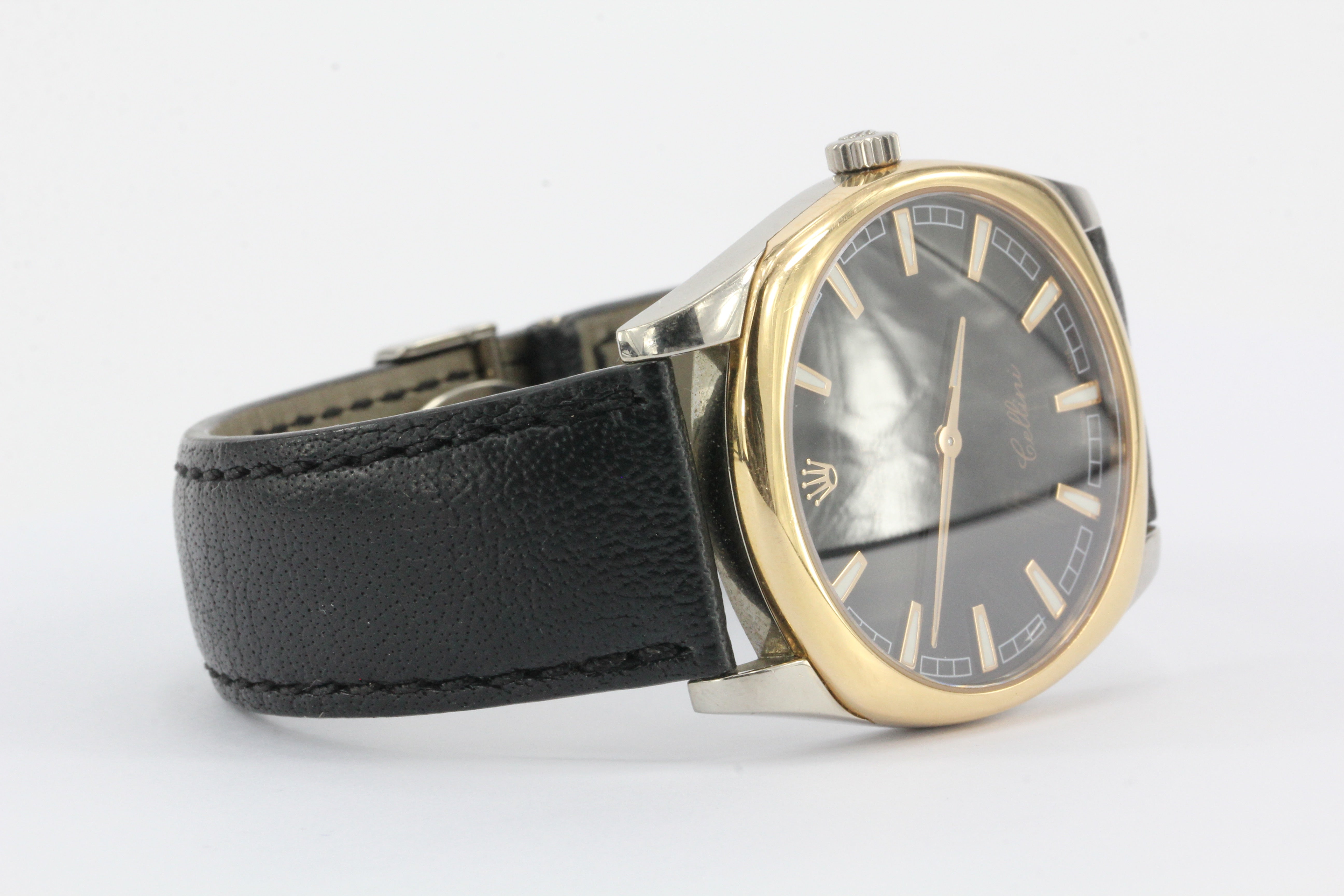 Rolex Cellini Danaos Pink & White 18K Gold Mens Watch 4243/9BIC - Queen May