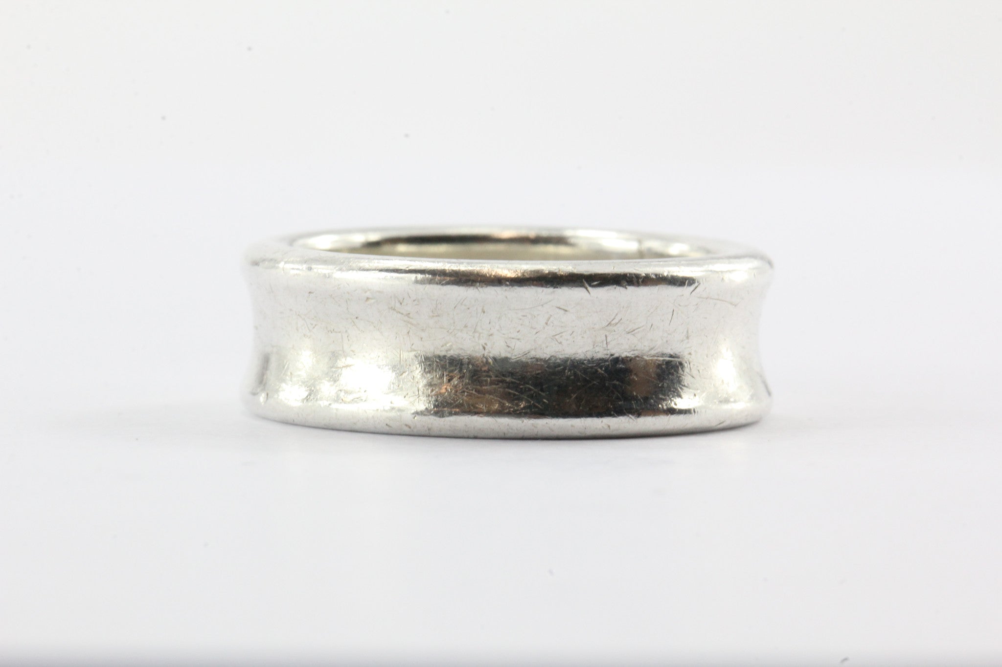 Tiffany & Co Sterling Silver 1837 Size 7.25 Ring Band - Queen May