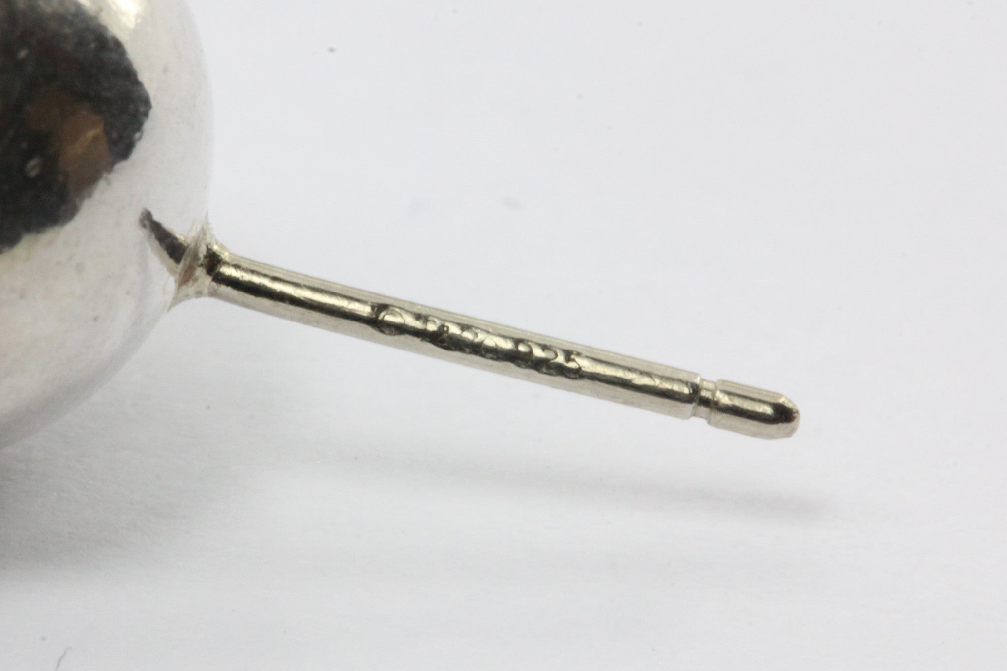 Tiffany & Co Sterling Silver Ball Earring Studs - Queen May