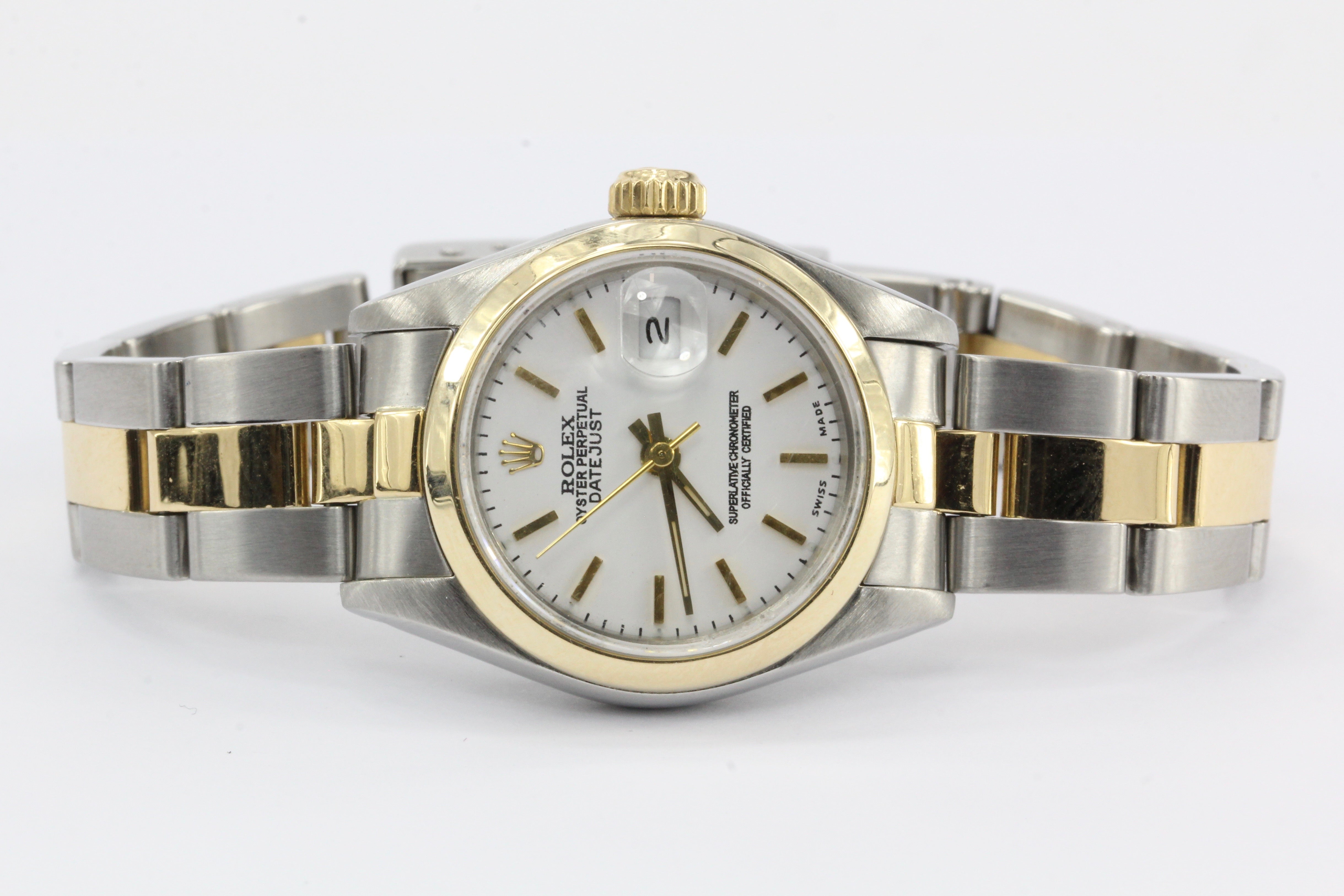 Rolex 69163 Women's Oyster Datejust Yellow Gold & Stainless Watch - Queen May
