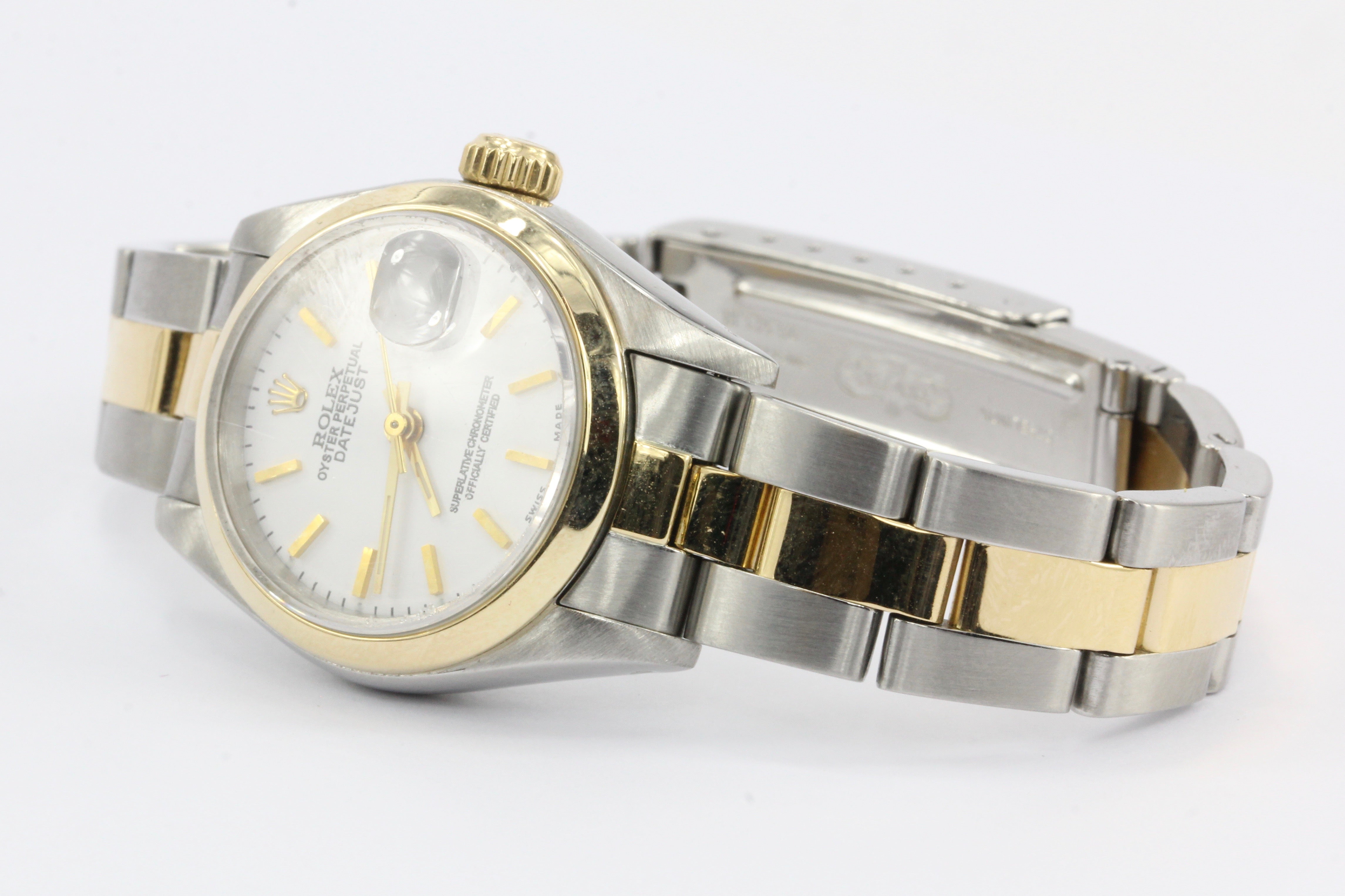 Rolex 69163 Women's Oyster Datejust Yellow Gold & Stainless Watch - Queen May