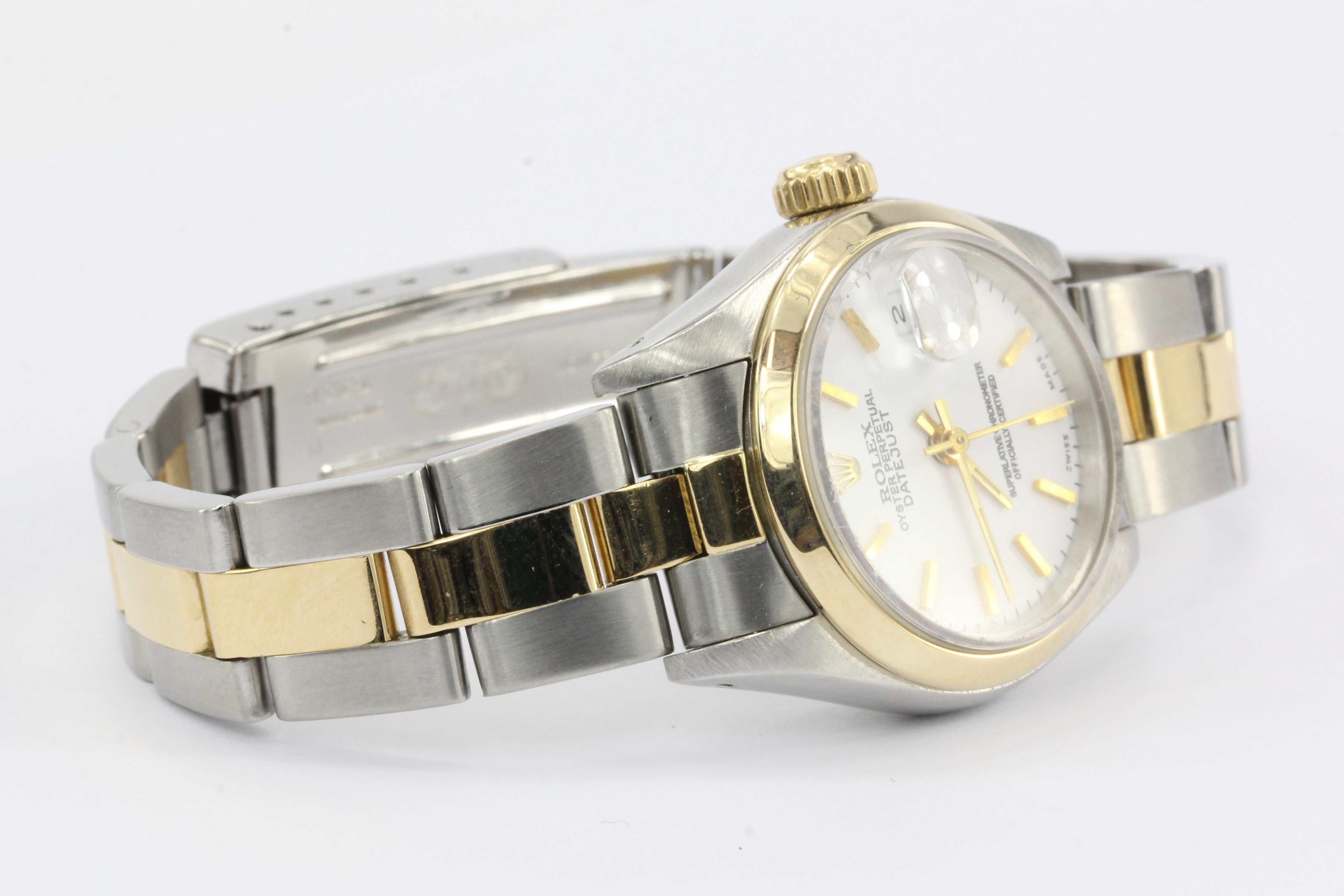 Rolex 69163 Women's Oyster Datejust Yellow Gold & Stainless Watch - Queen May
