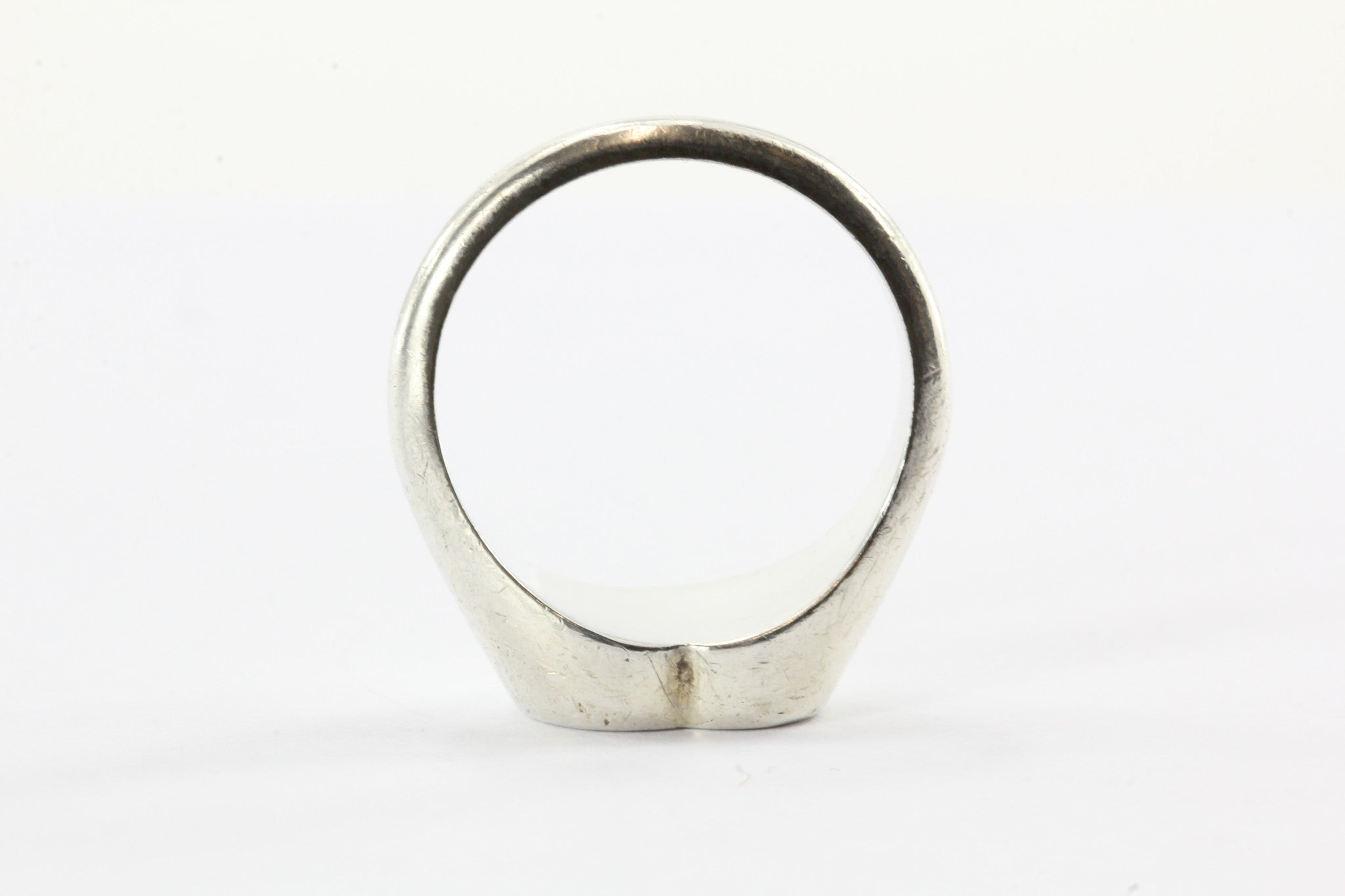 Tiffany & Co Sterling Silver Return to Tiffany Signet Heart Ring Size 5.75 - Queen May