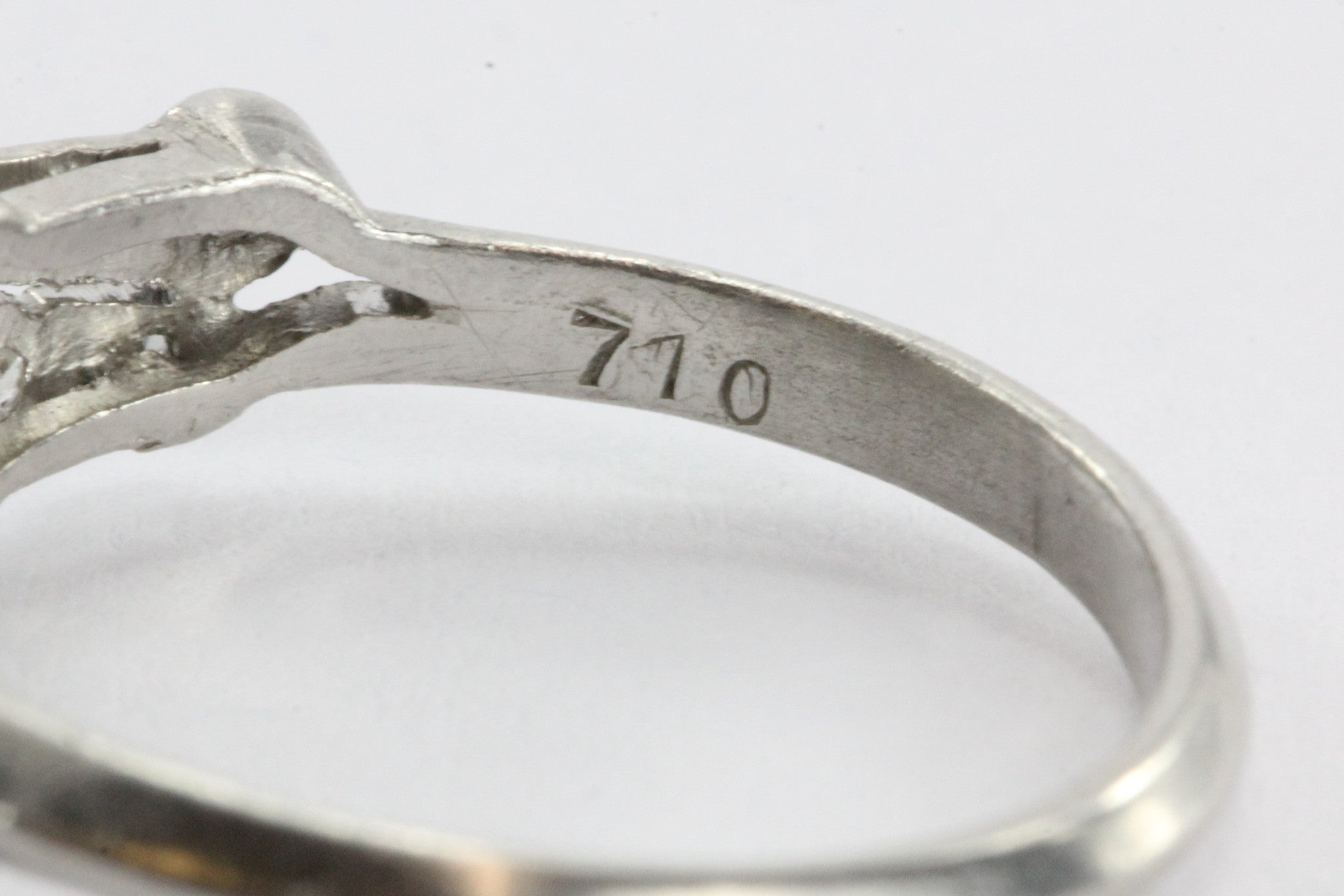 Antique Art Deco 1.75 CTW Old European Diamond Platinum Engagement Ring - Queen May
