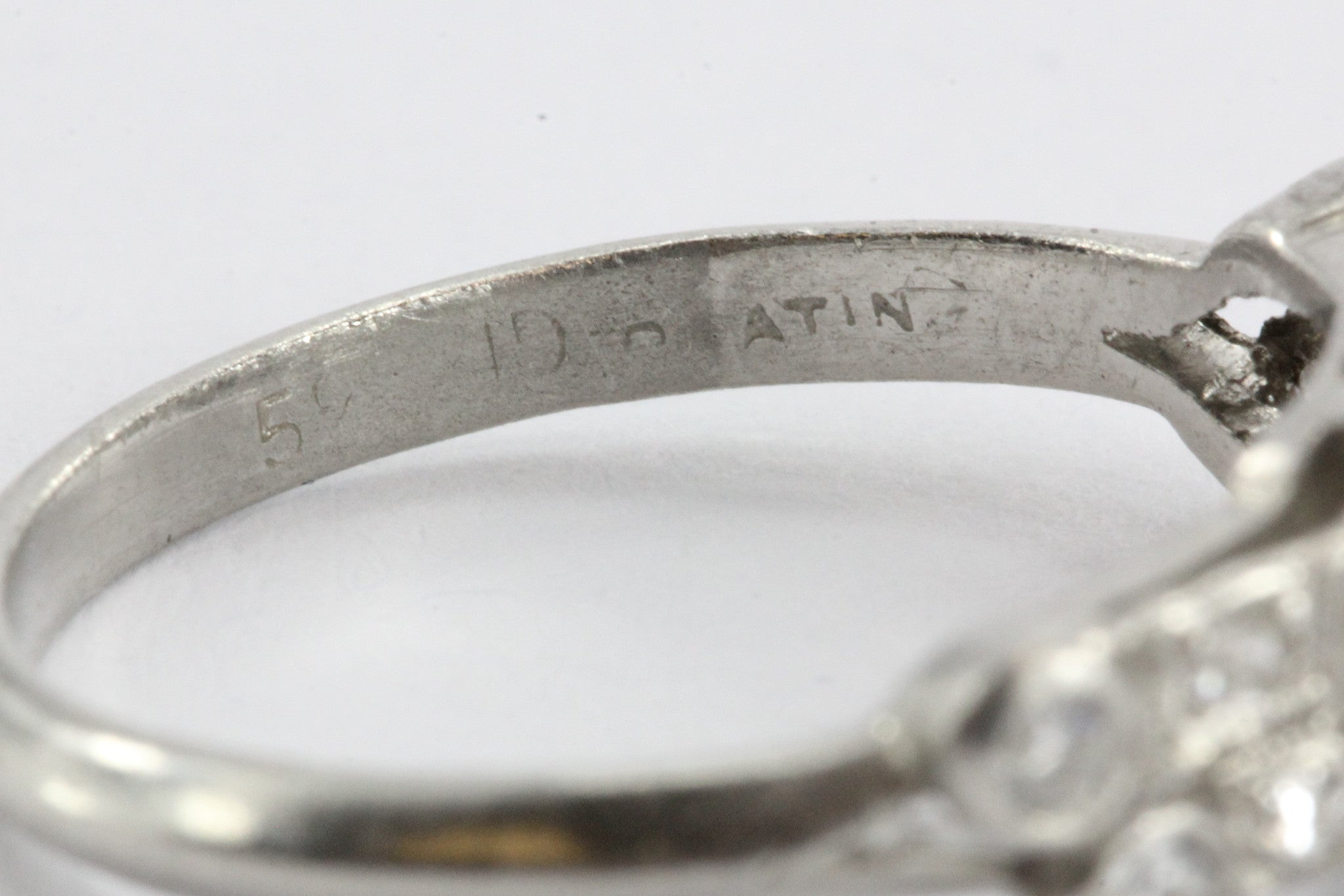 Antique Art Deco 1.75 CTW Old European Diamond Platinum Engagement Ring - Queen May
