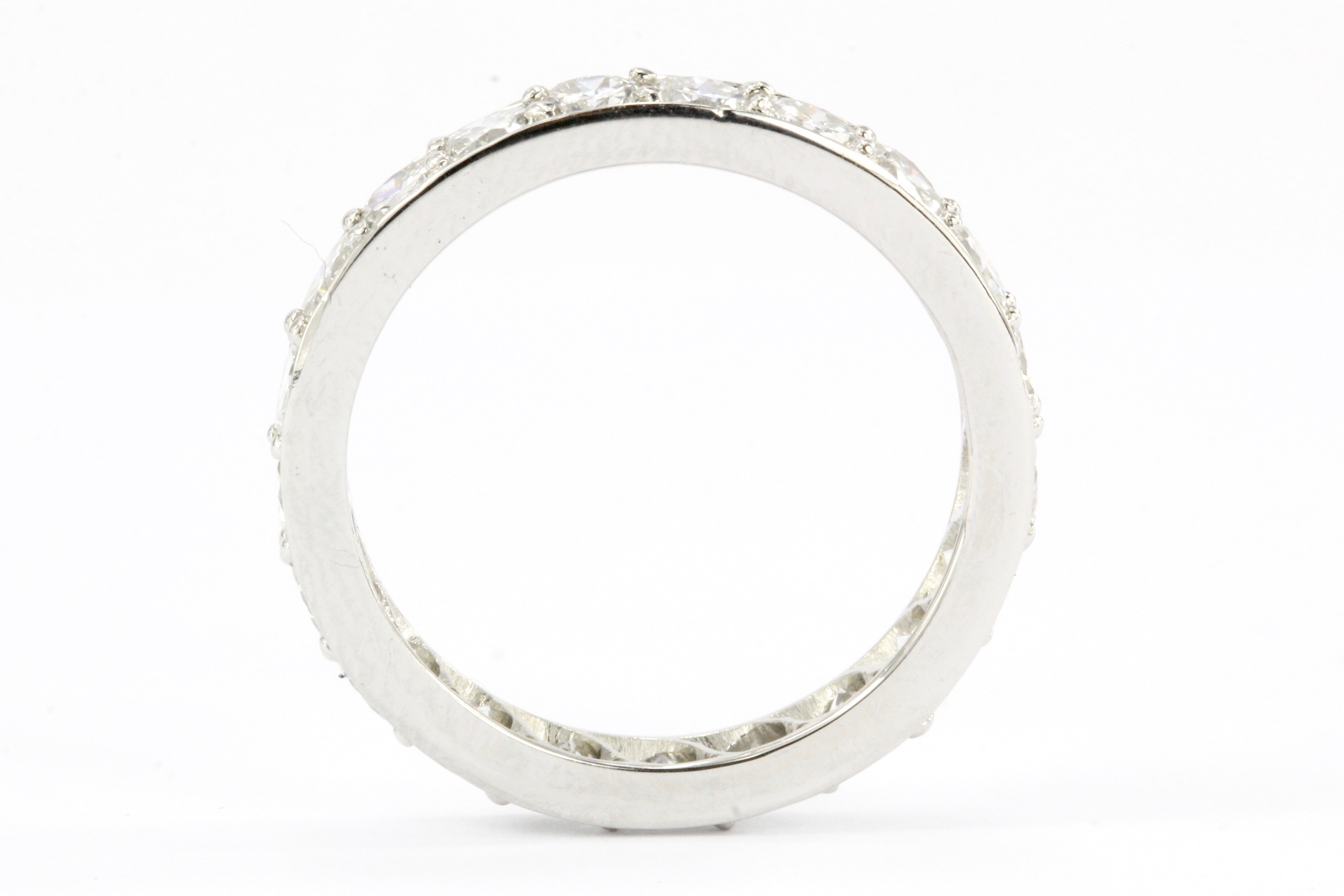 Art Deco Platinum Diamond Eternity Band Ring c.1937 - Queen May