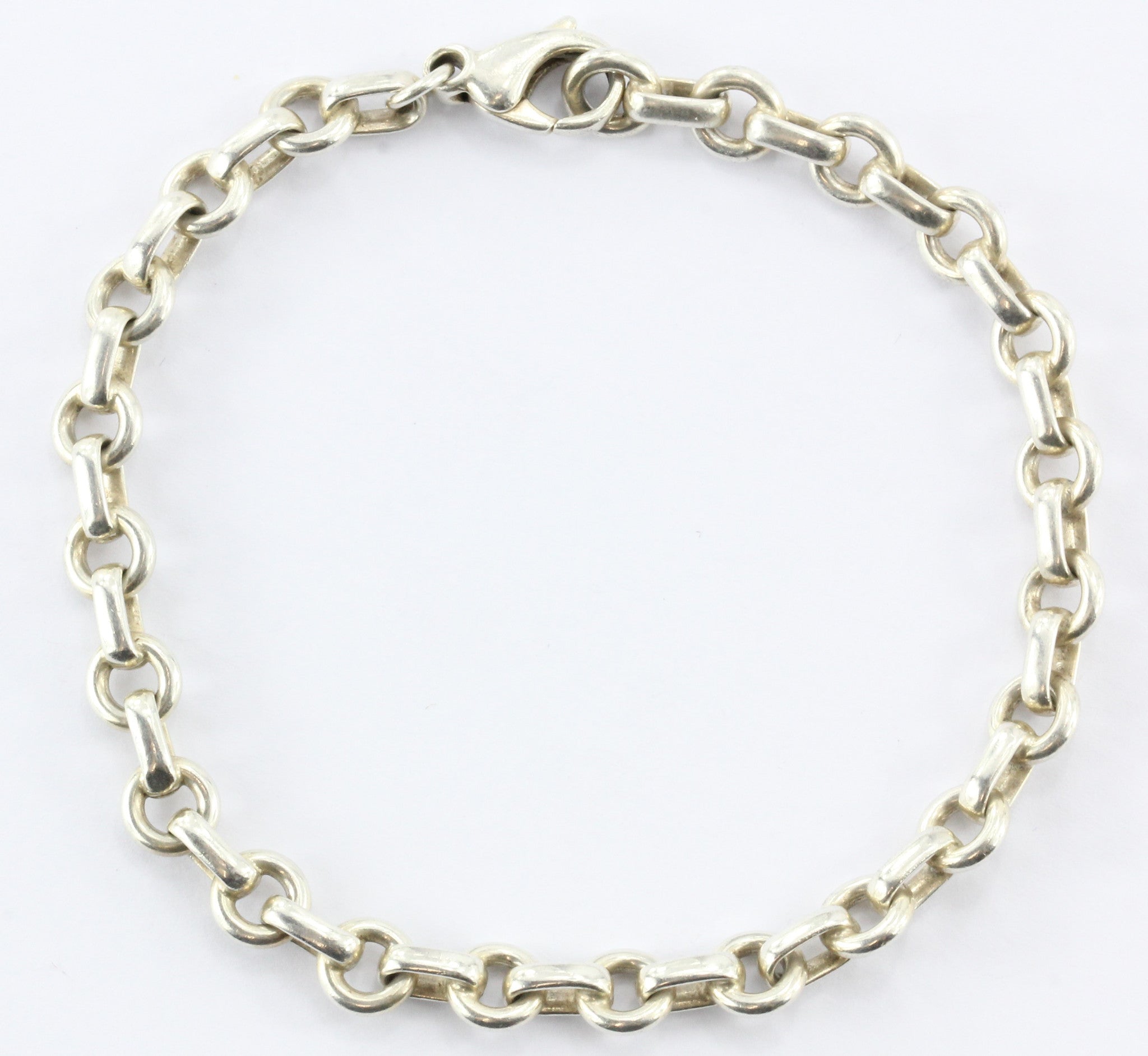 Tiffany & Co Sterling Silver Retired Charm Link Bracelet - Queen May