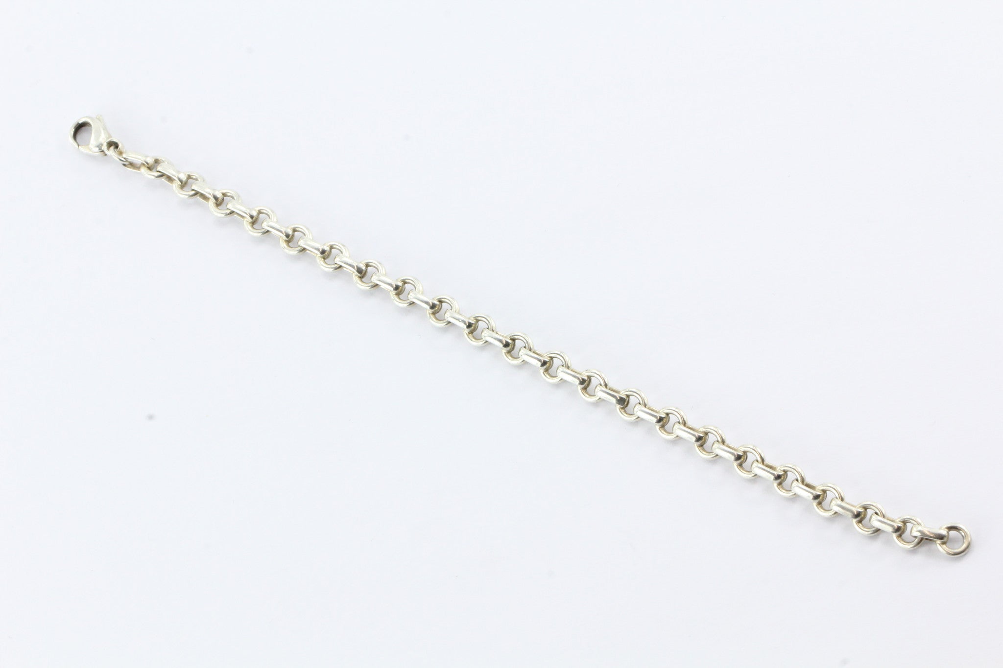 Tiffany & Co Sterling Silver Retired Charm Link Bracelet - Queen May