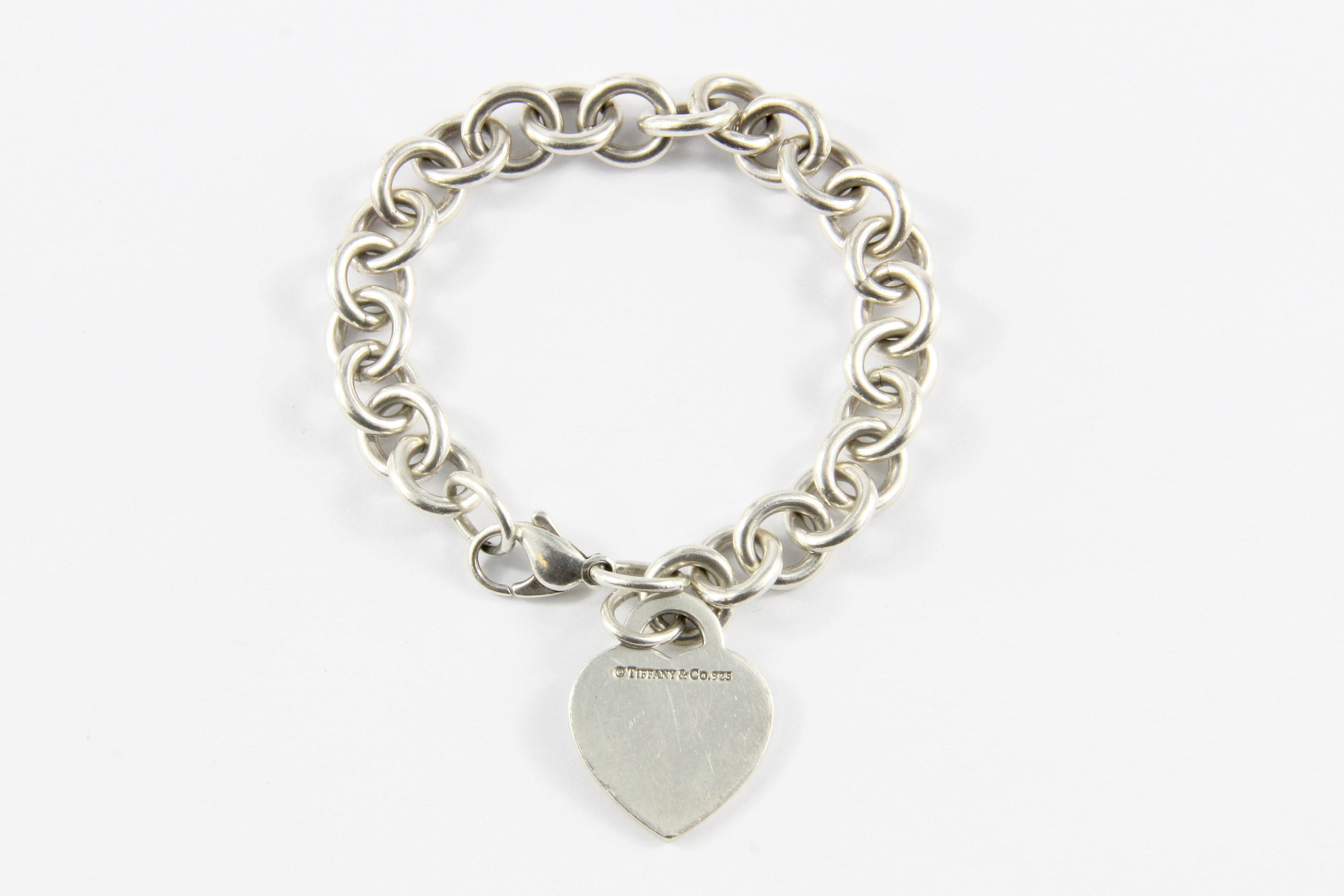 Tiffany & Co Sterling Silver Return to Tiffany Heart Tag Bracelet - Queen May
