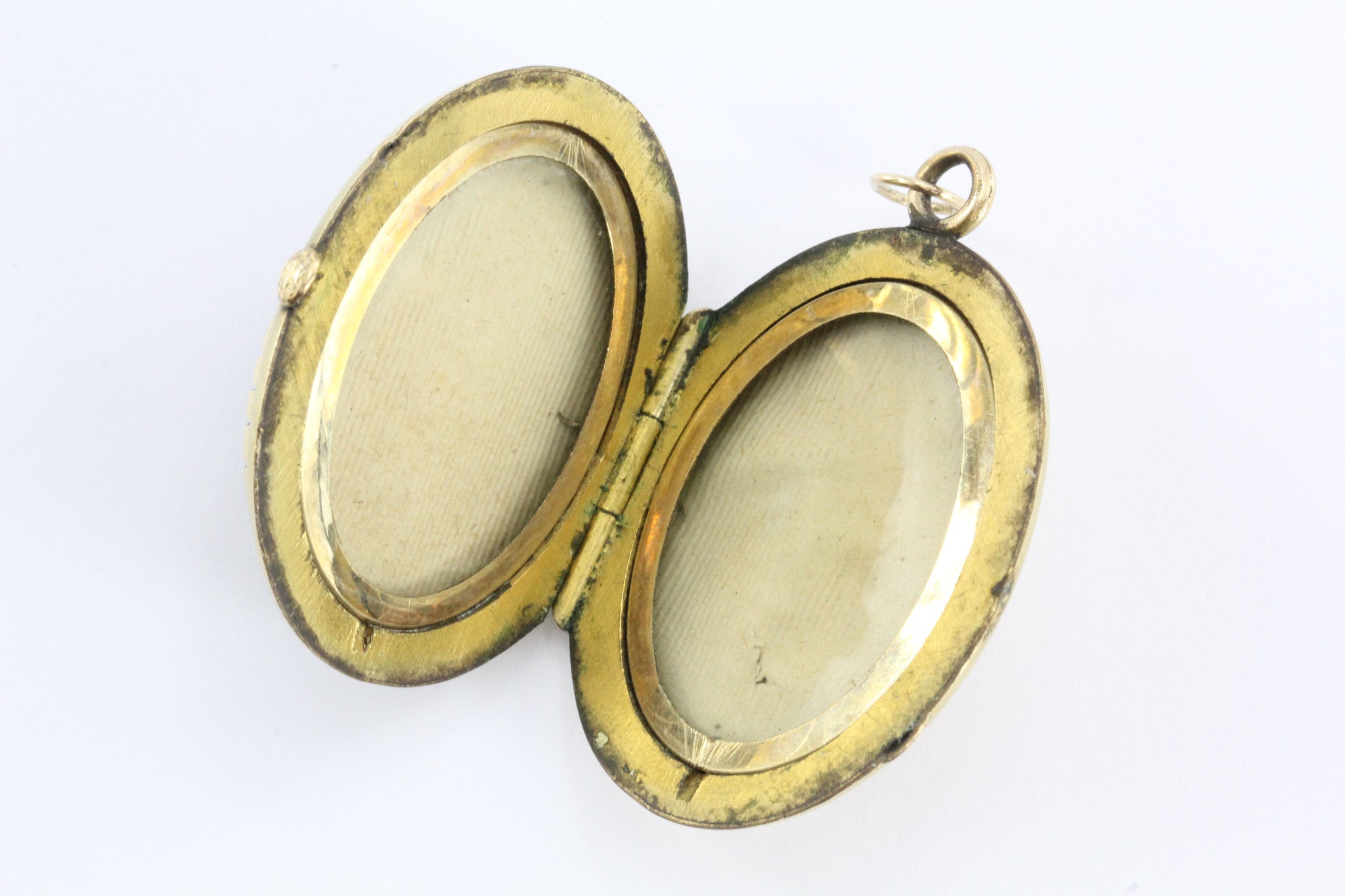 Victorian Antique 18k Solid Yellow Gold Seed Pearl Locket - Queen May