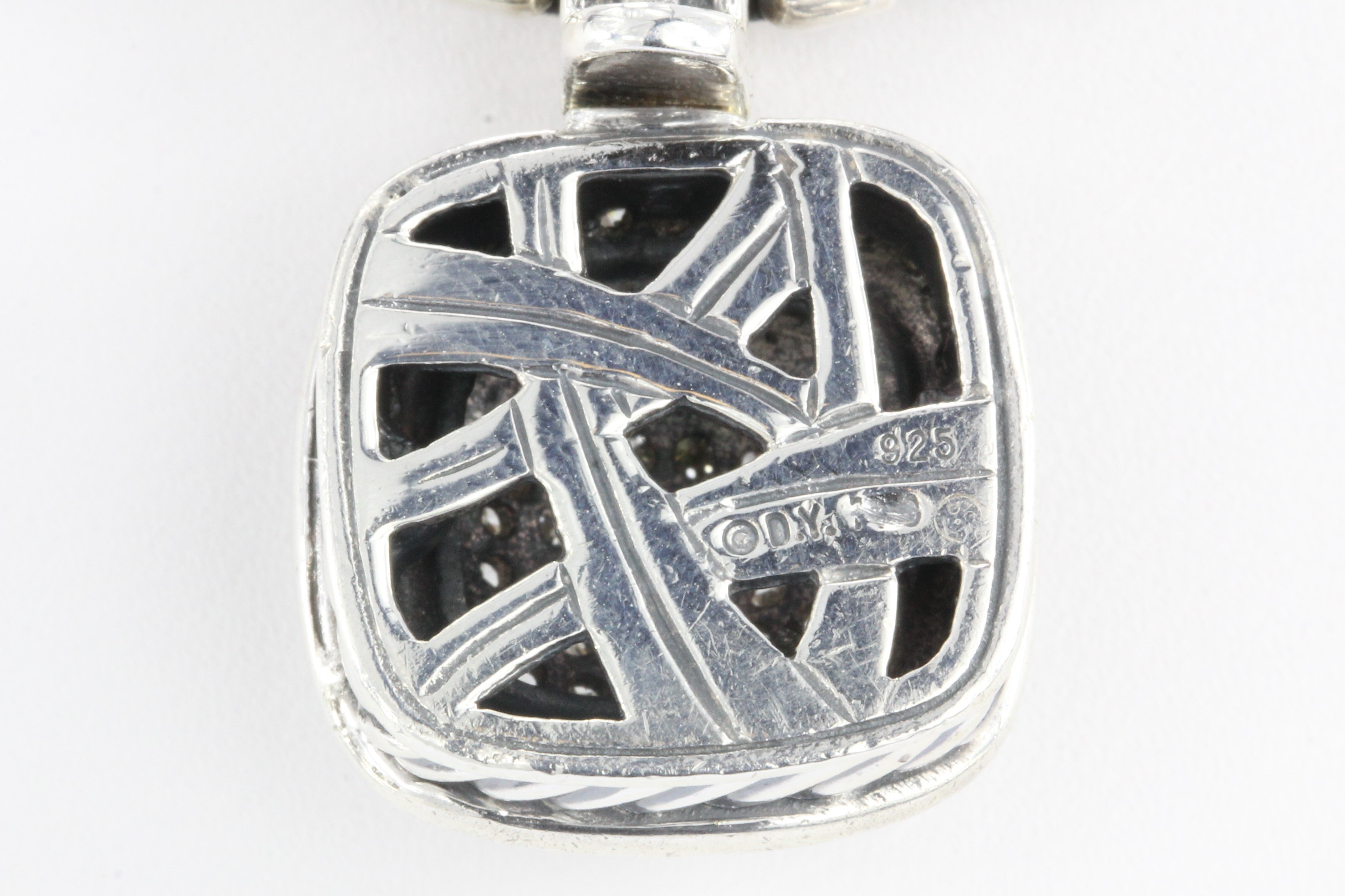 David Yurman Albion Sterling Silver Diamond Pendant & Necklace - Queen May