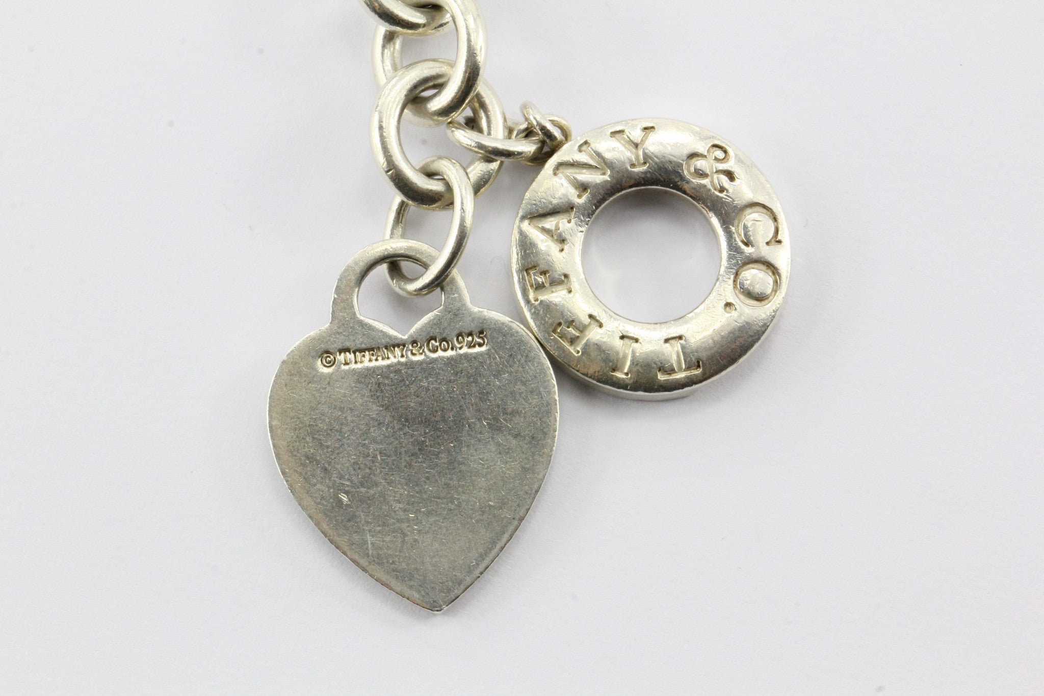 Tiffany & Co Sterling Silver Heart Tag Toggle Necklace - Queen May
