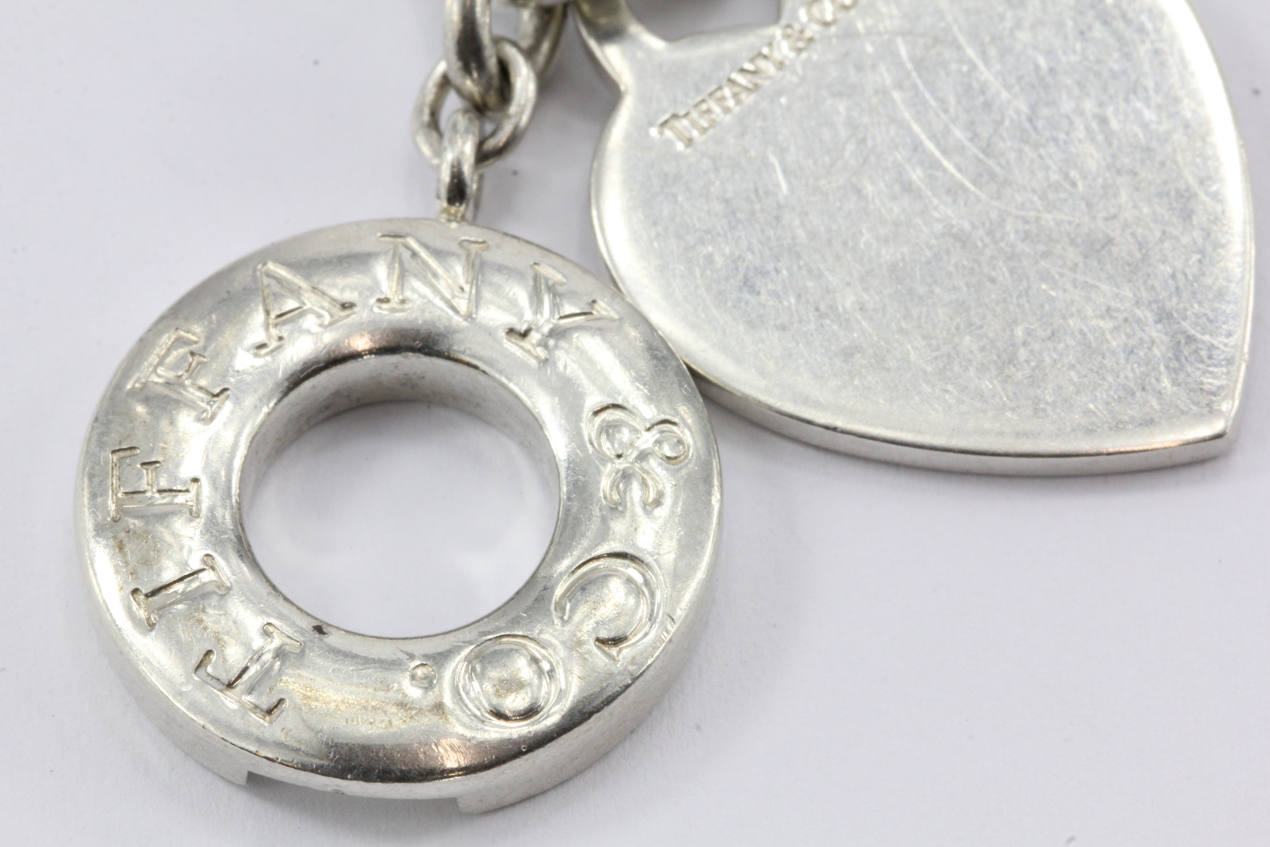Tiffany & Co Sterling Silver Toggle Heart Tag Necklace 18.5" - Queen May