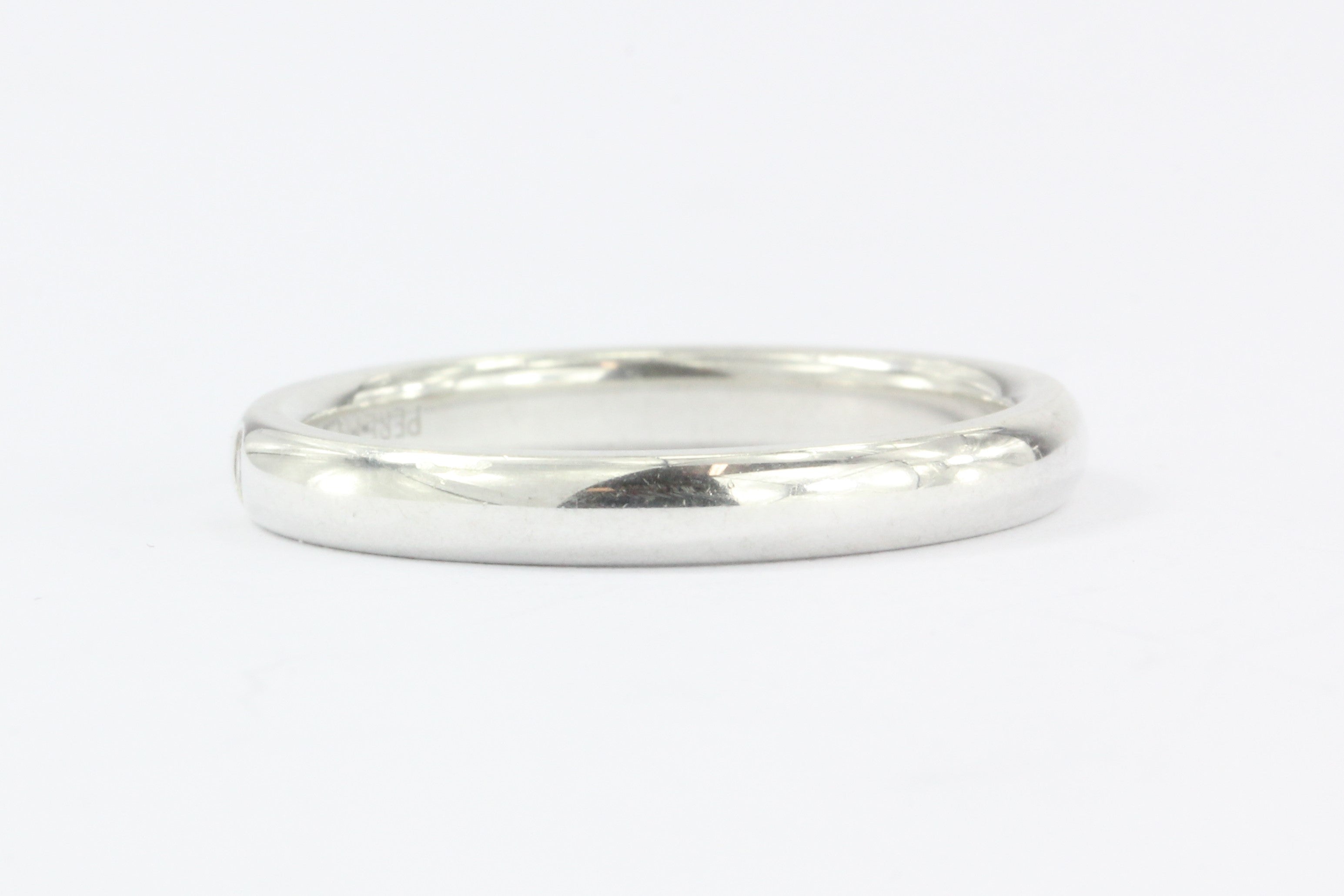 Tiffany & Co Sterling Silver Diamond Elsa Peretti Band Ring Size 7 - Queen May