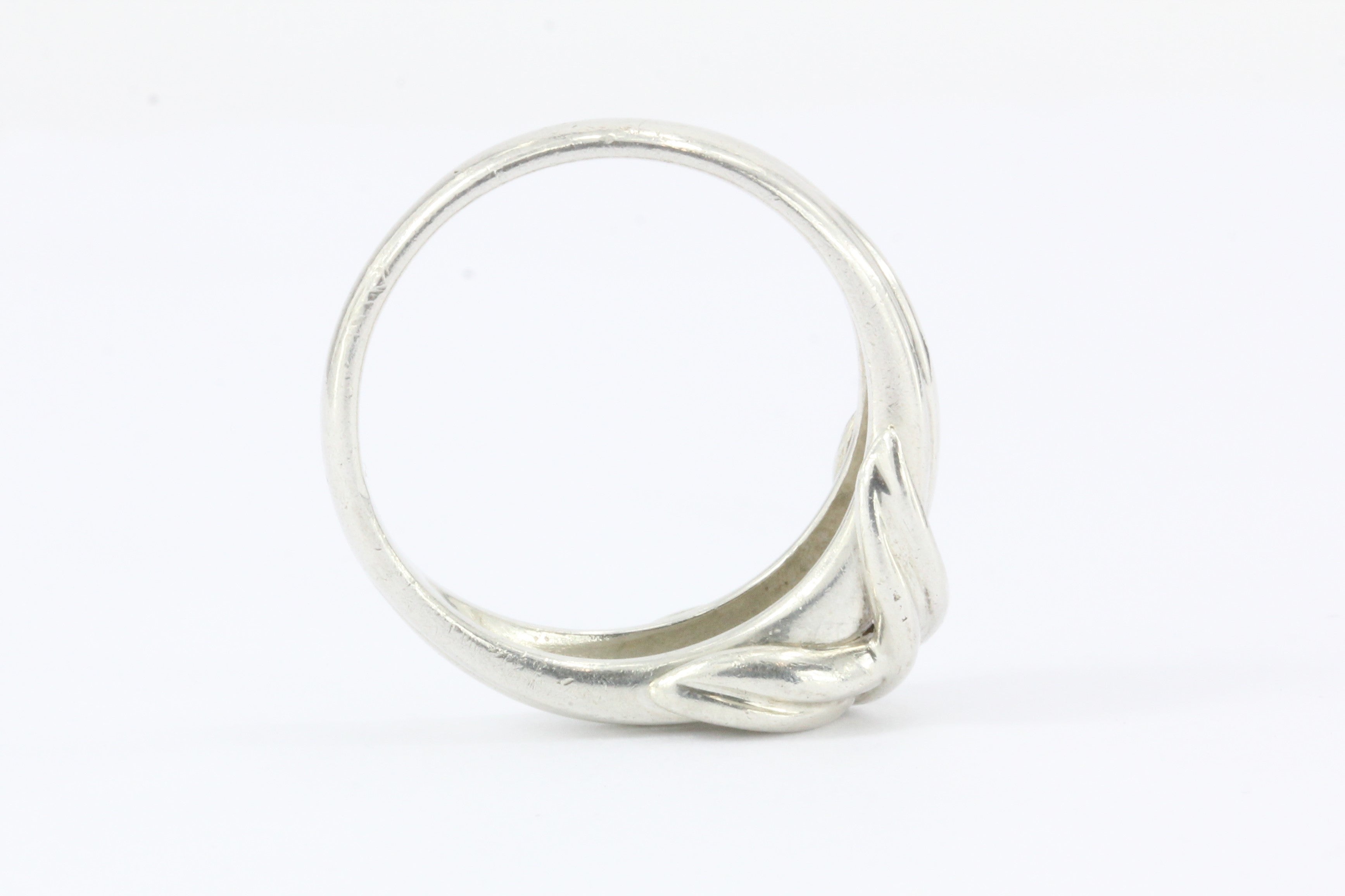 Tiffany & Co Sterling Silver X Lovers Knot Ring Size 6.5 - Queen May