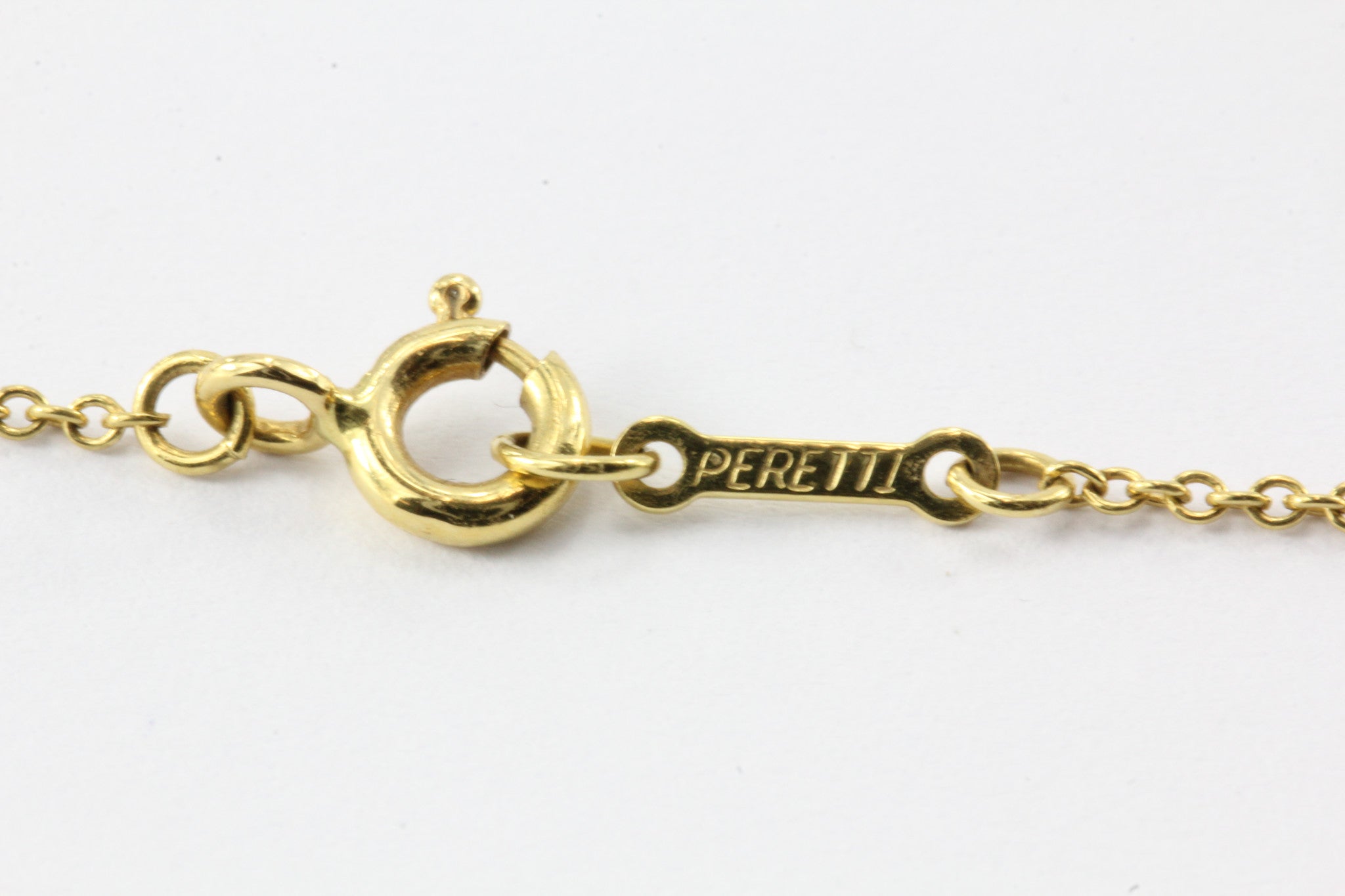 Tiffany & Co 18K Gold Elsa Peretti Cross Pendant Necklace - Queen May