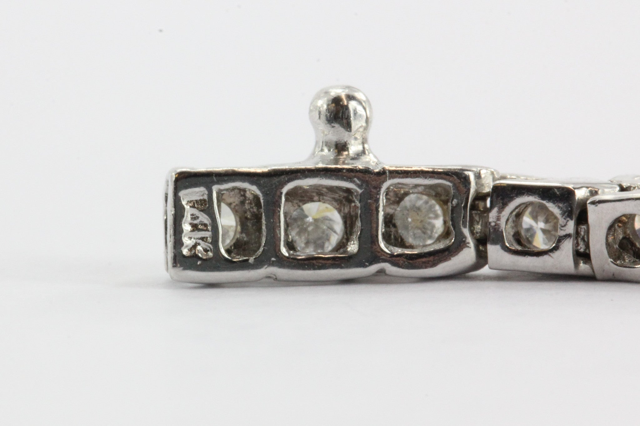 14K White Gold 2 CTW Diamond Classic Tennis Bracelet - Queen May
